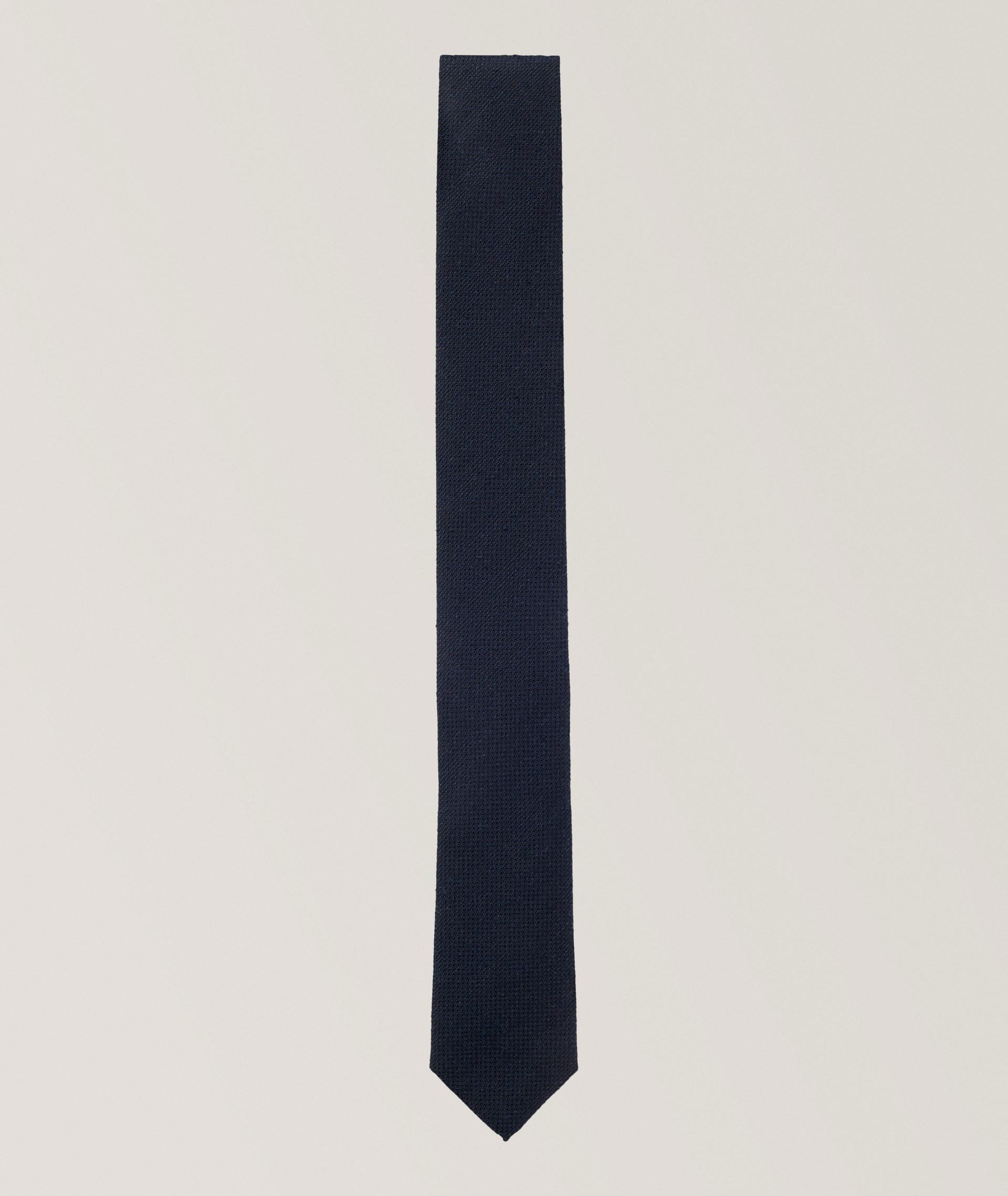 Textured Silk Tie  image 0