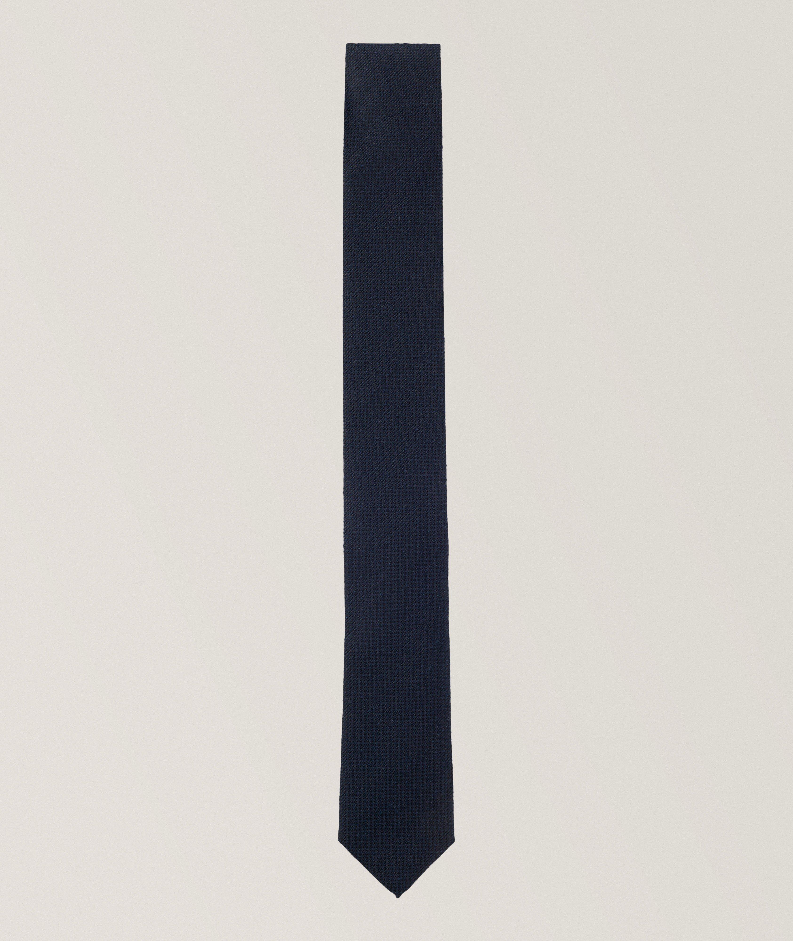 Textured Silk Tie  image 0