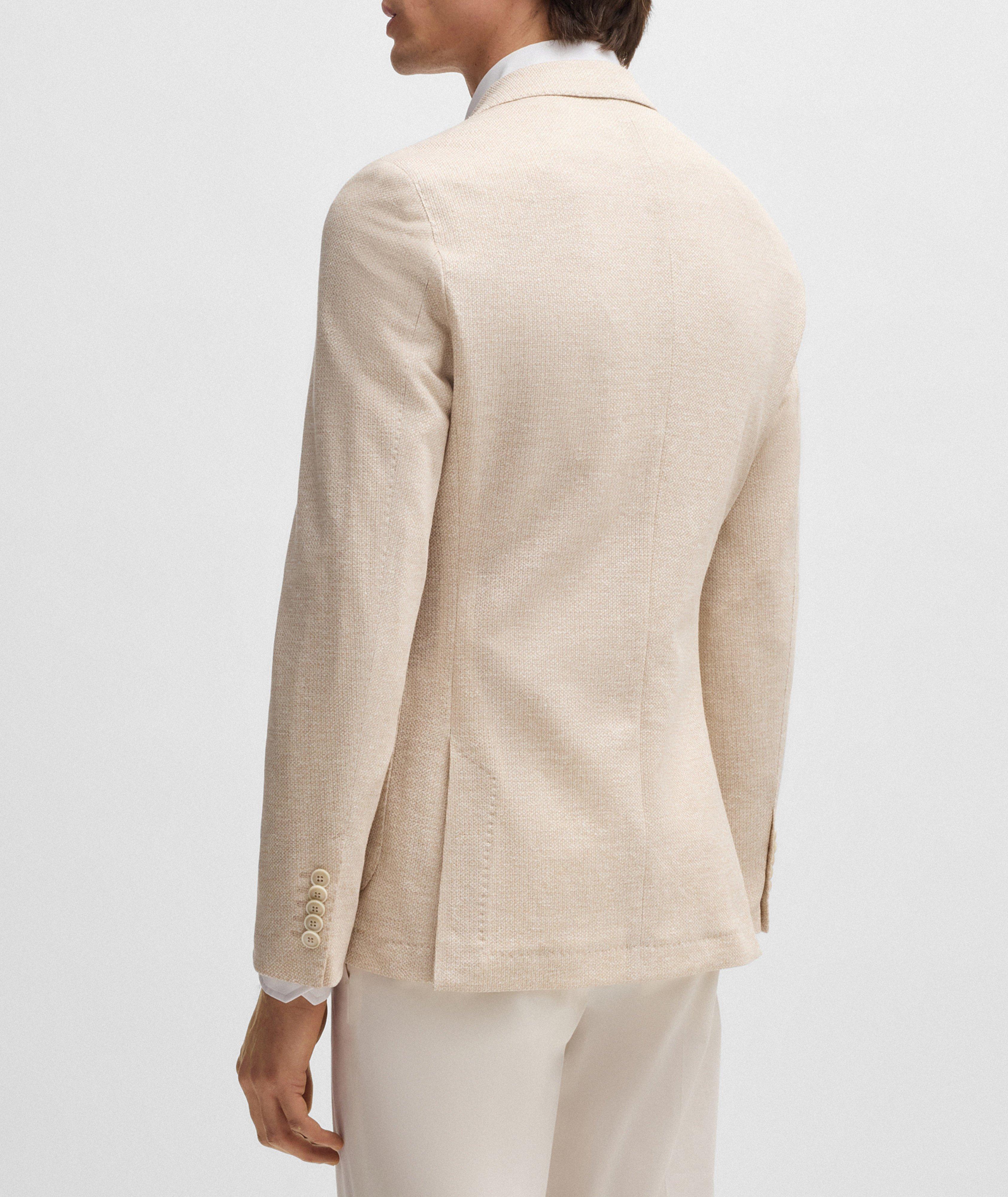 Heston Linen-Cotton Jersey Sport Jacket image 2