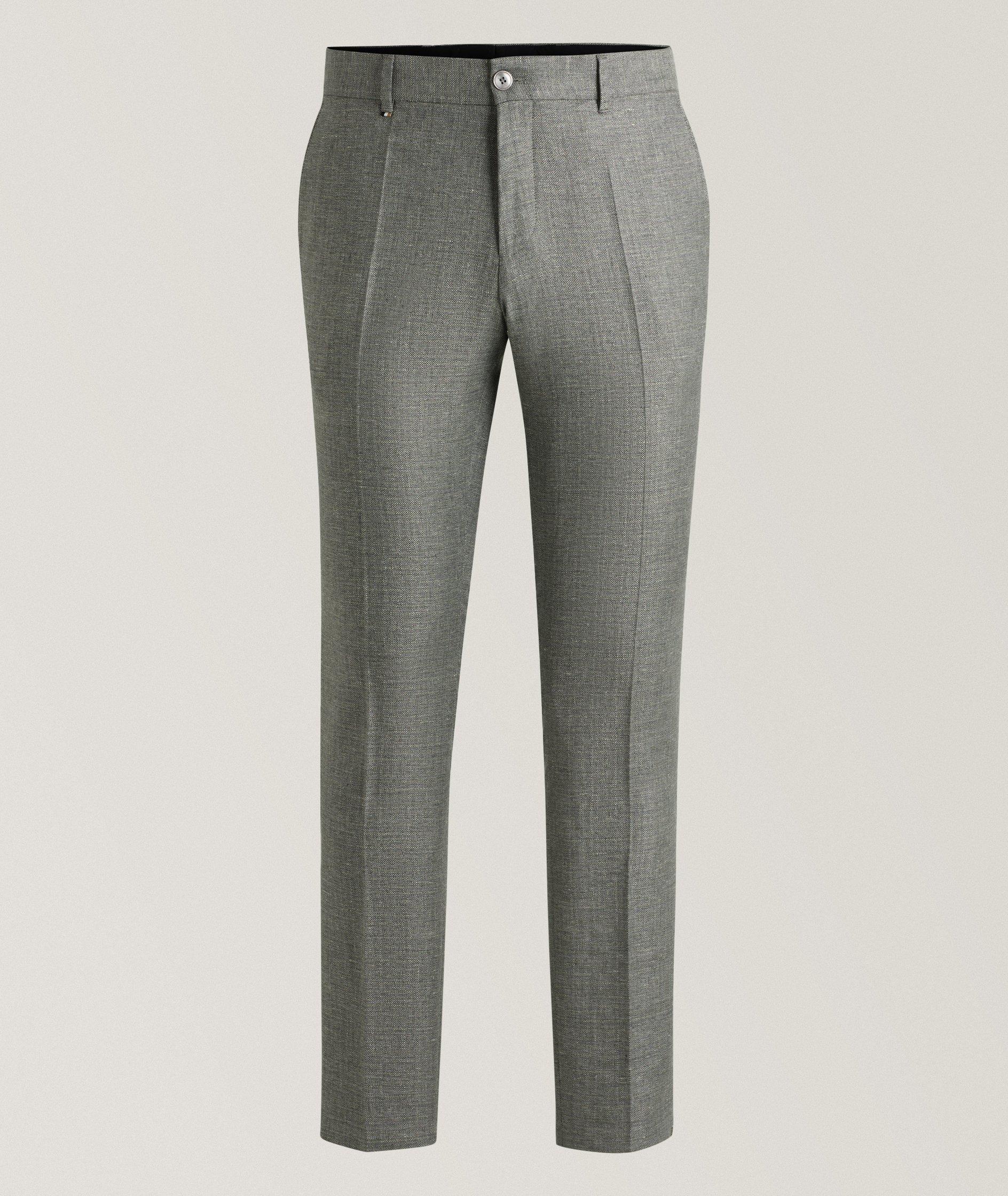 Genius Micro-Patterned Dress Pants image 0