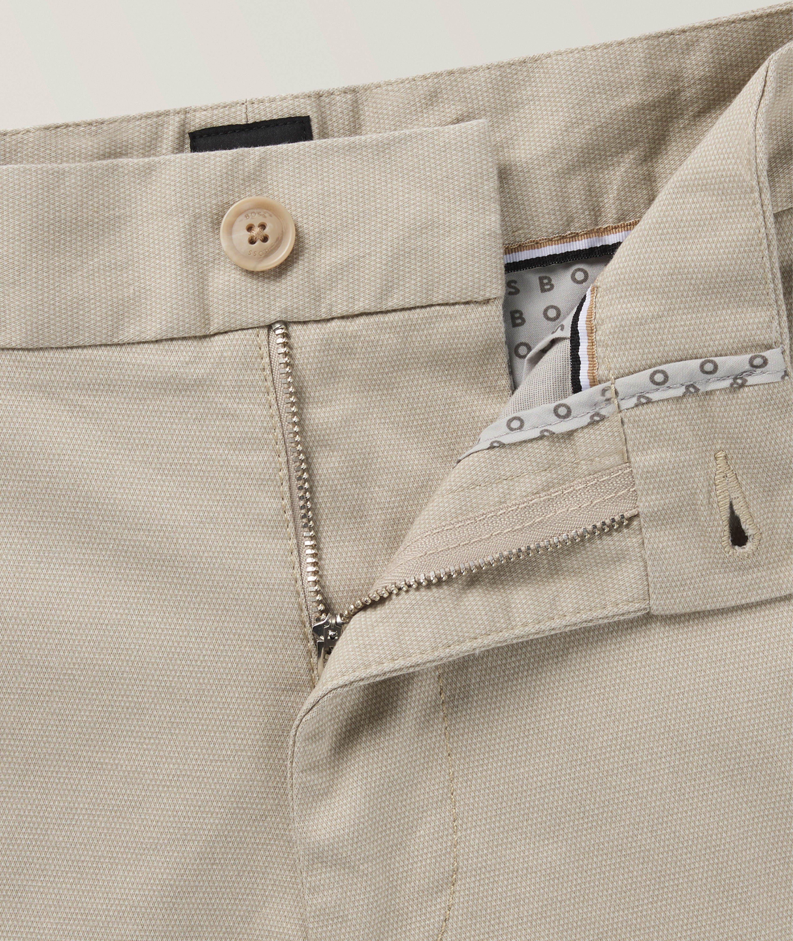 Slim-Fit Stretch-Cotton Shorts image 1