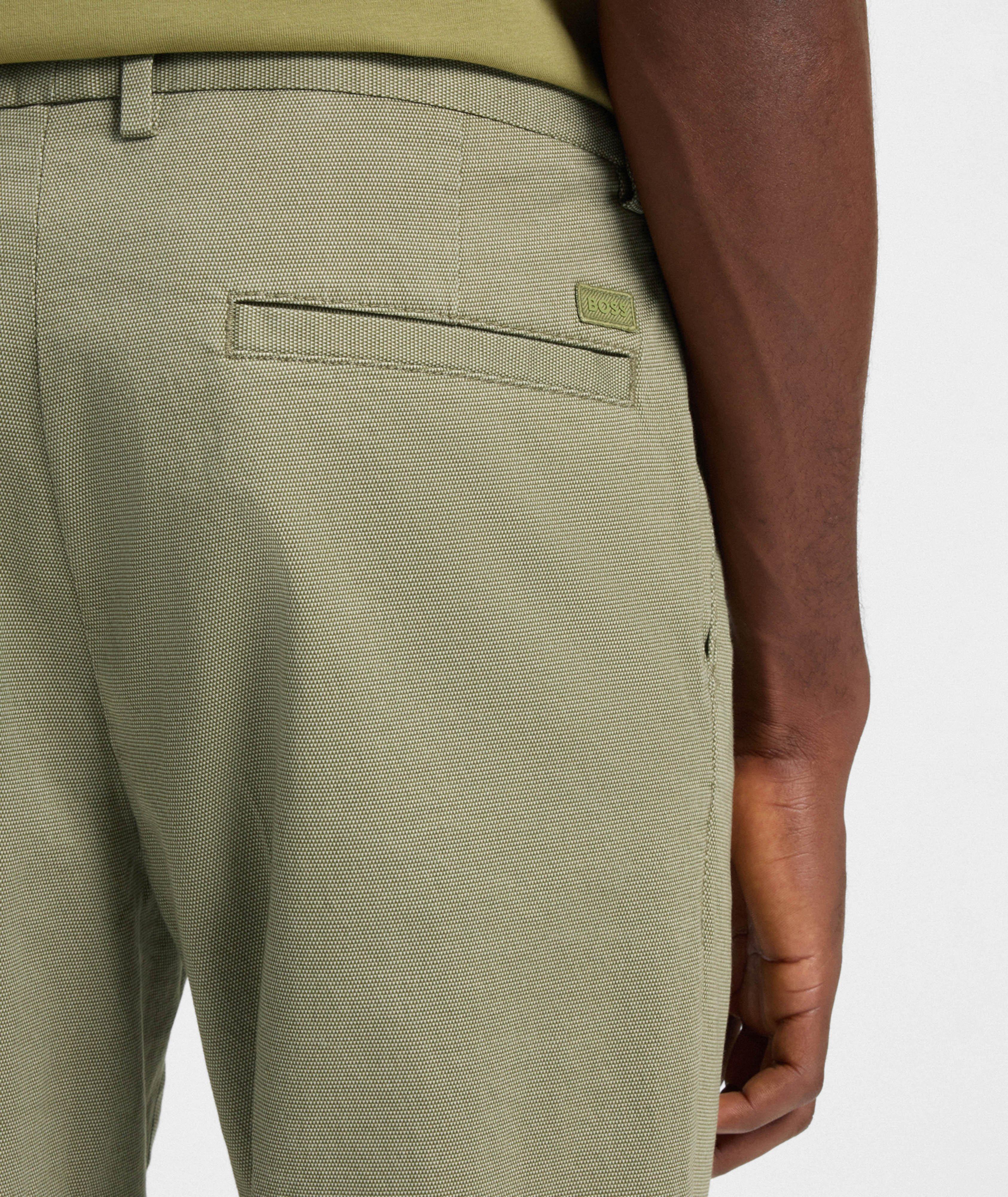 Cotton-Blend Tapered Pants image 4