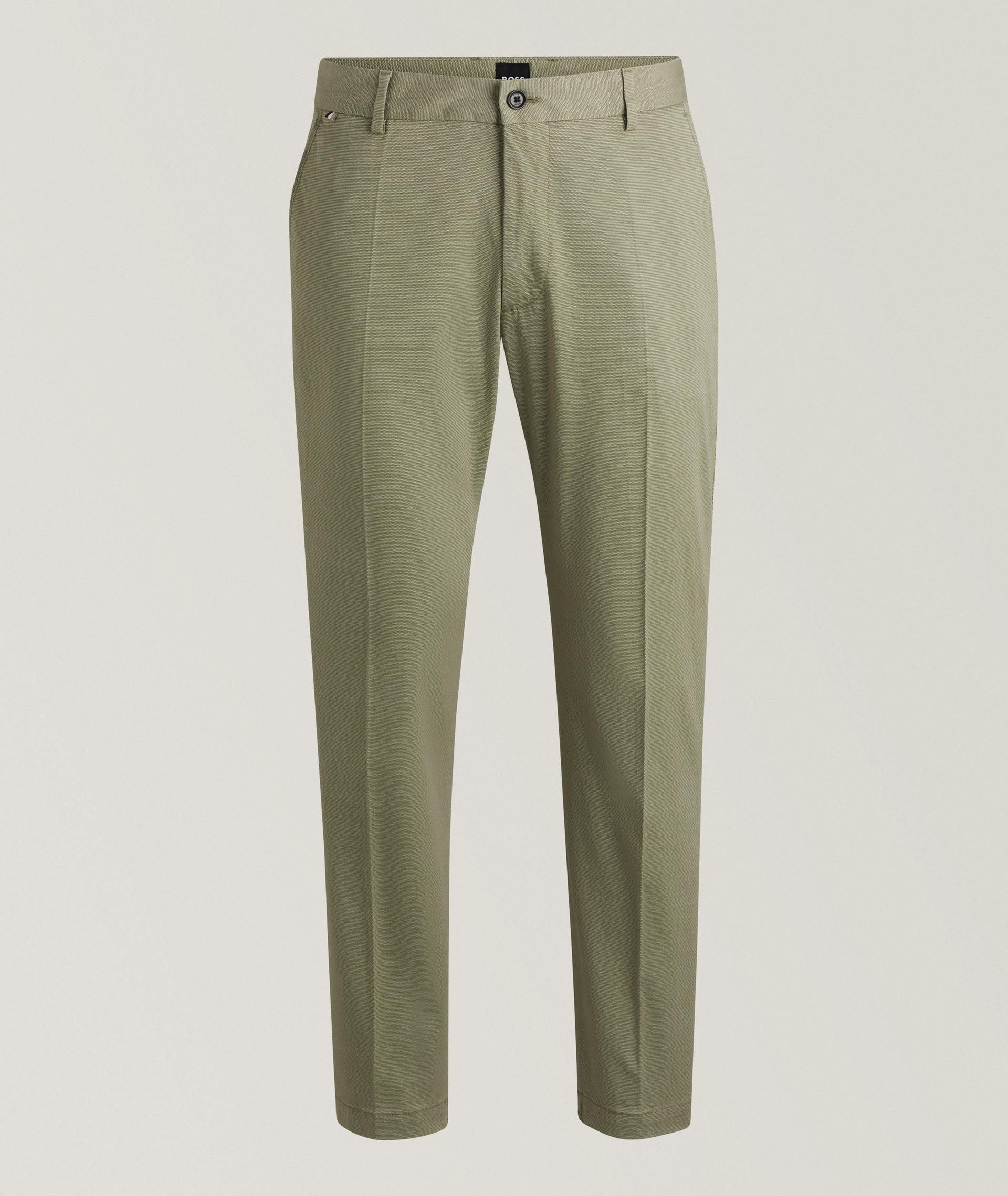 Pantalon fuselé en mélange de coton image 0