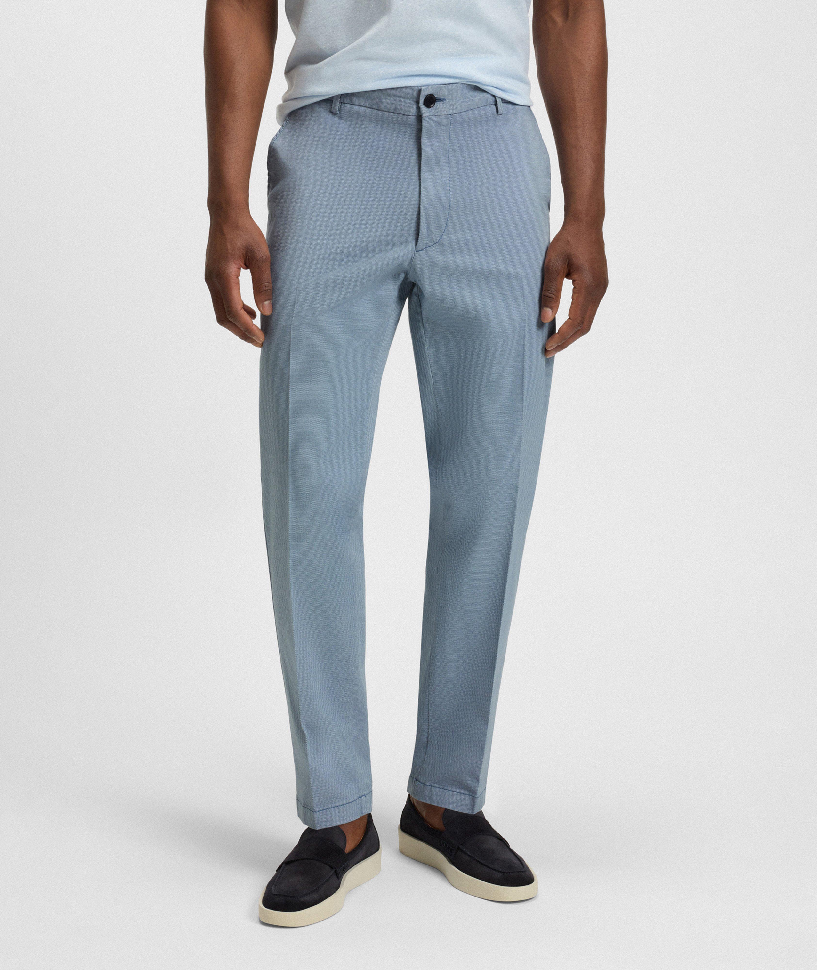 Tapered Stretch-Cotton Pants image 2