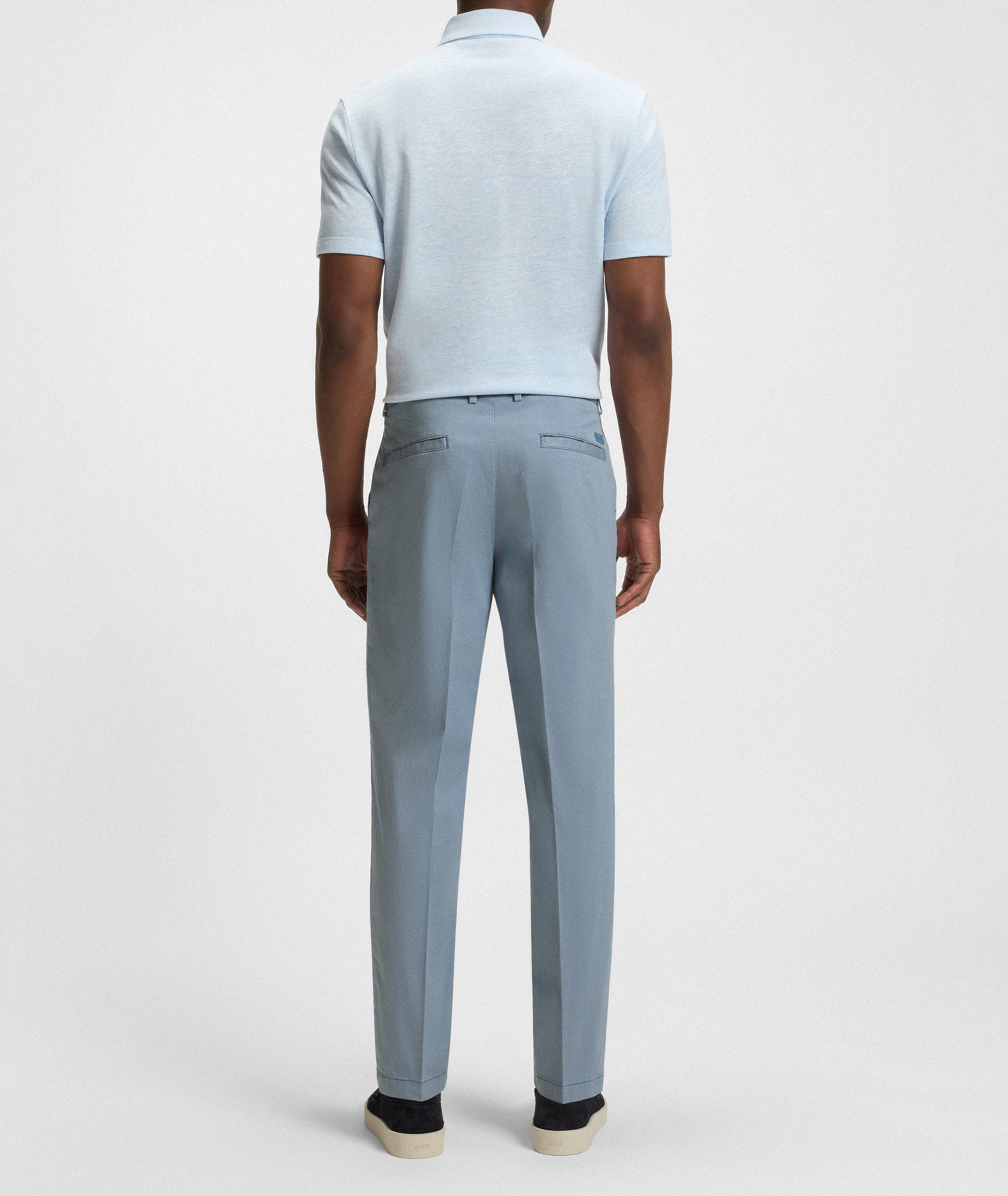 Tapered Stretch-Cotton Pants image 3