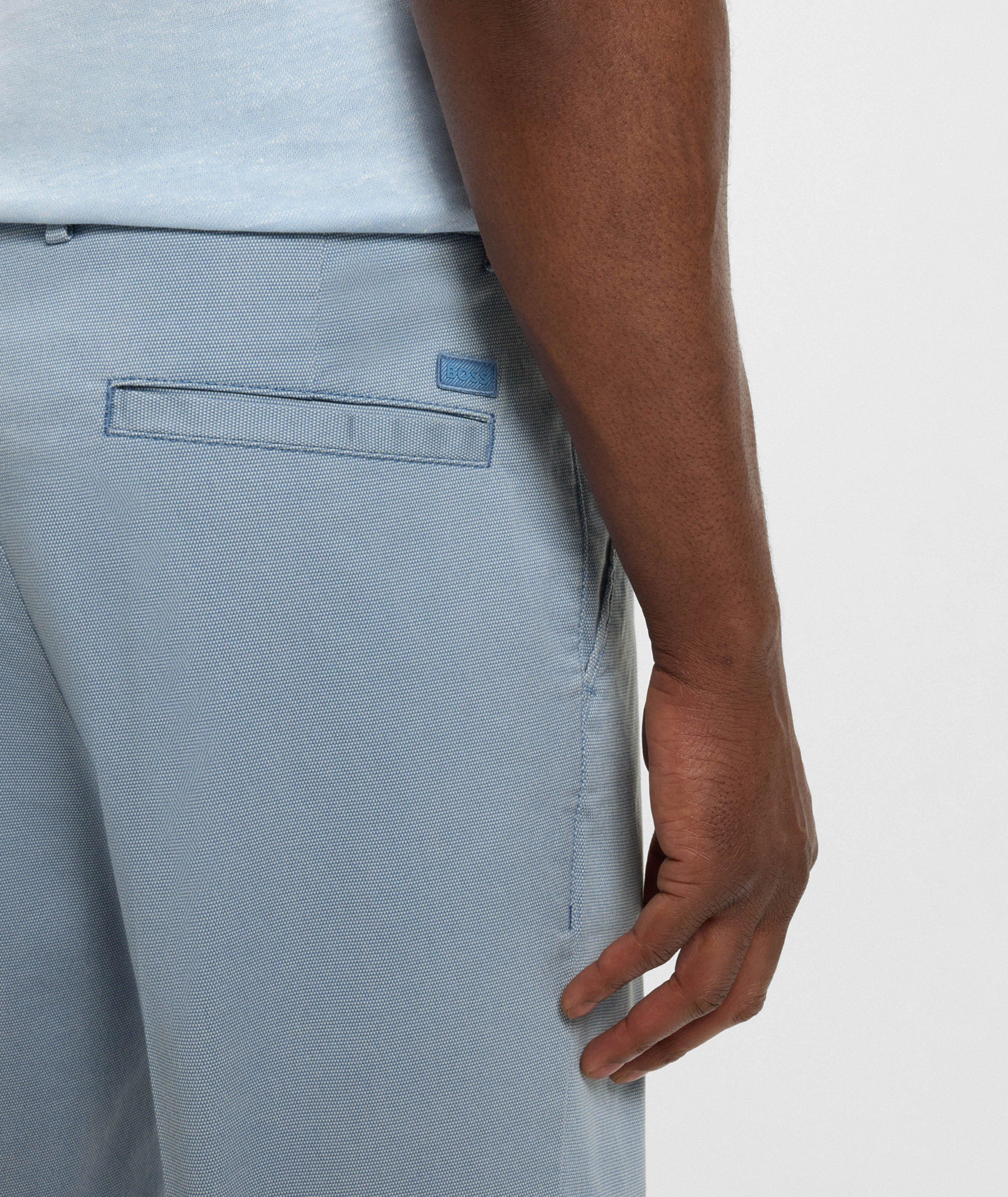 Tapered Stretch-Cotton Pants image 4