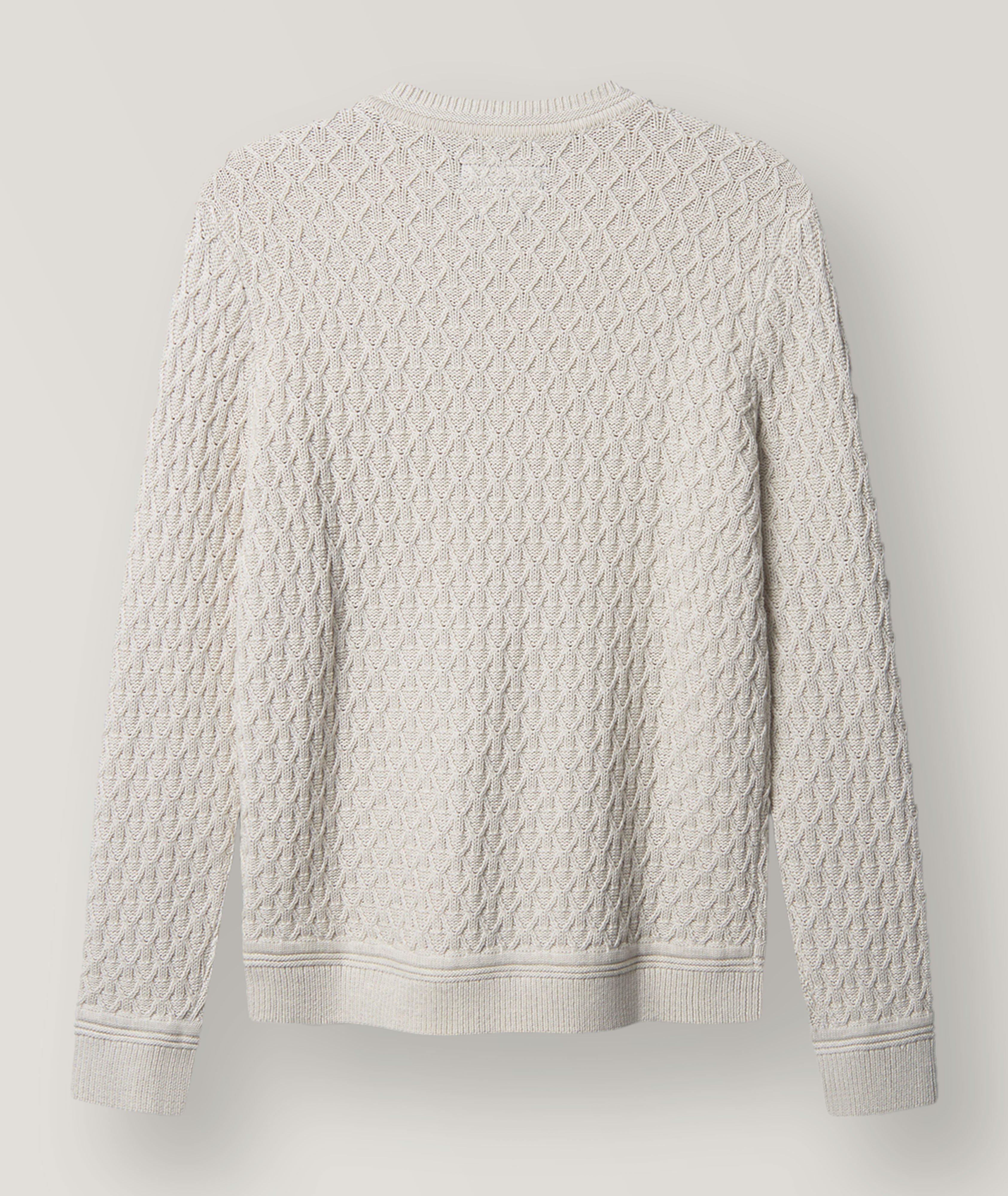 Aksla Honeycomb Knit Sweater image 1