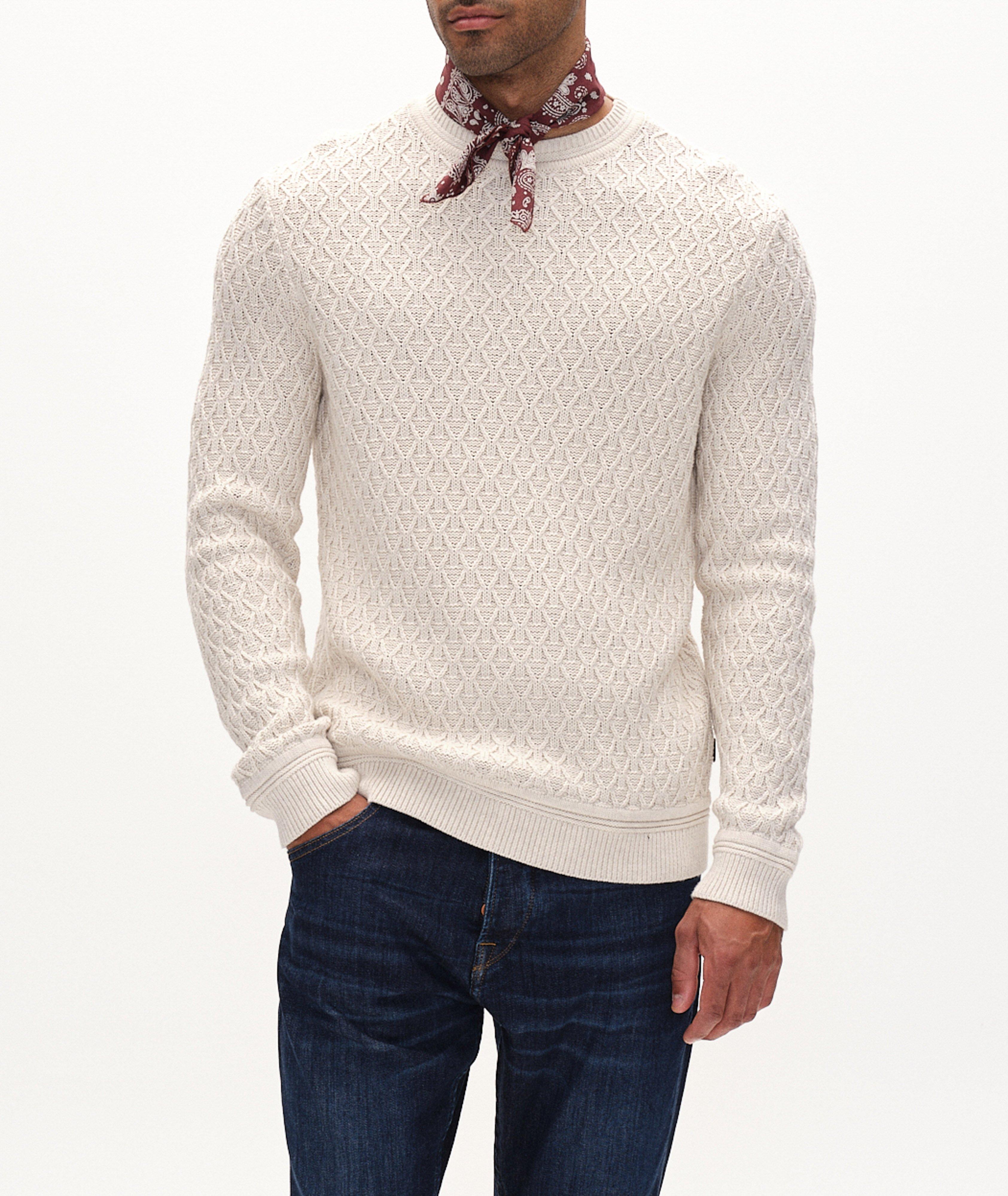 Aksla Honeycomb Knit Sweater image 3