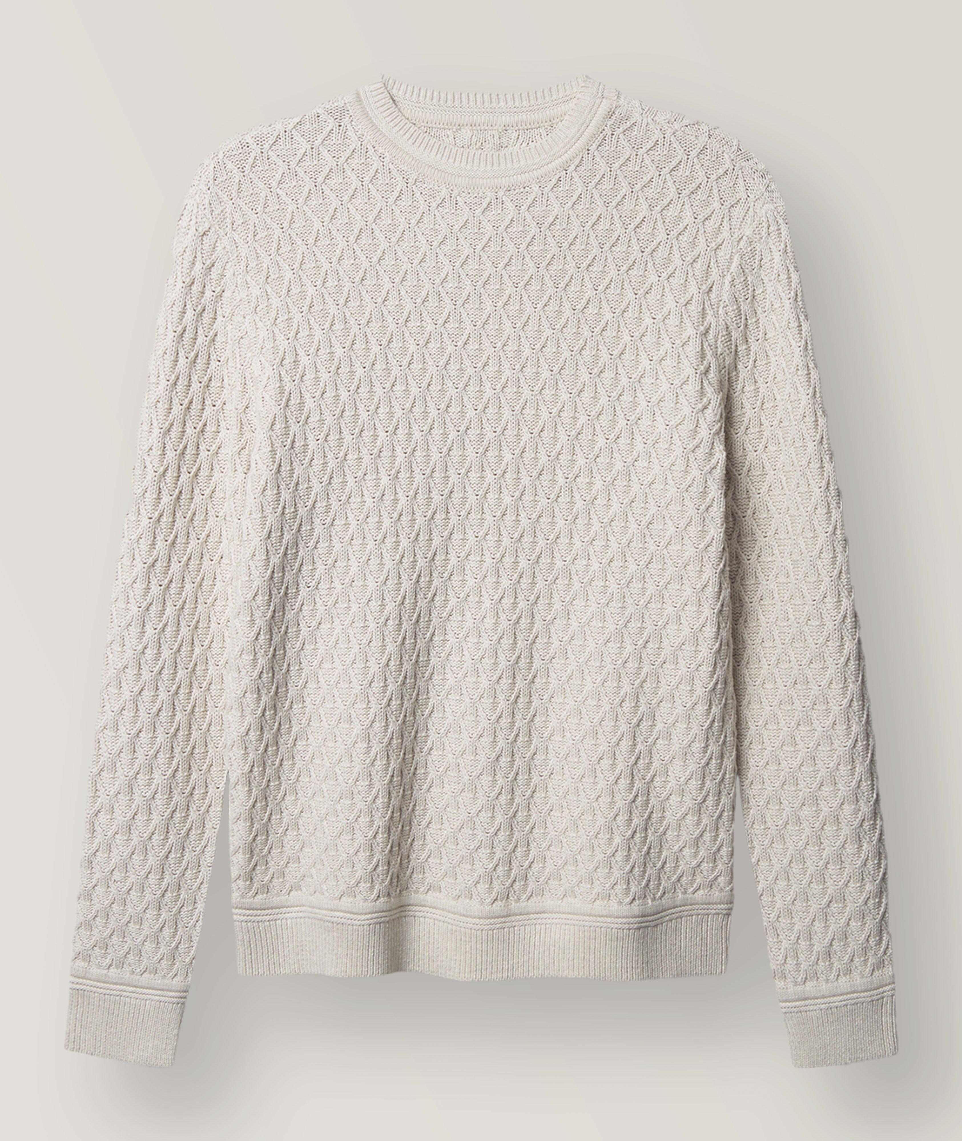 Aksla Honeycomb Knit Sweater image 0