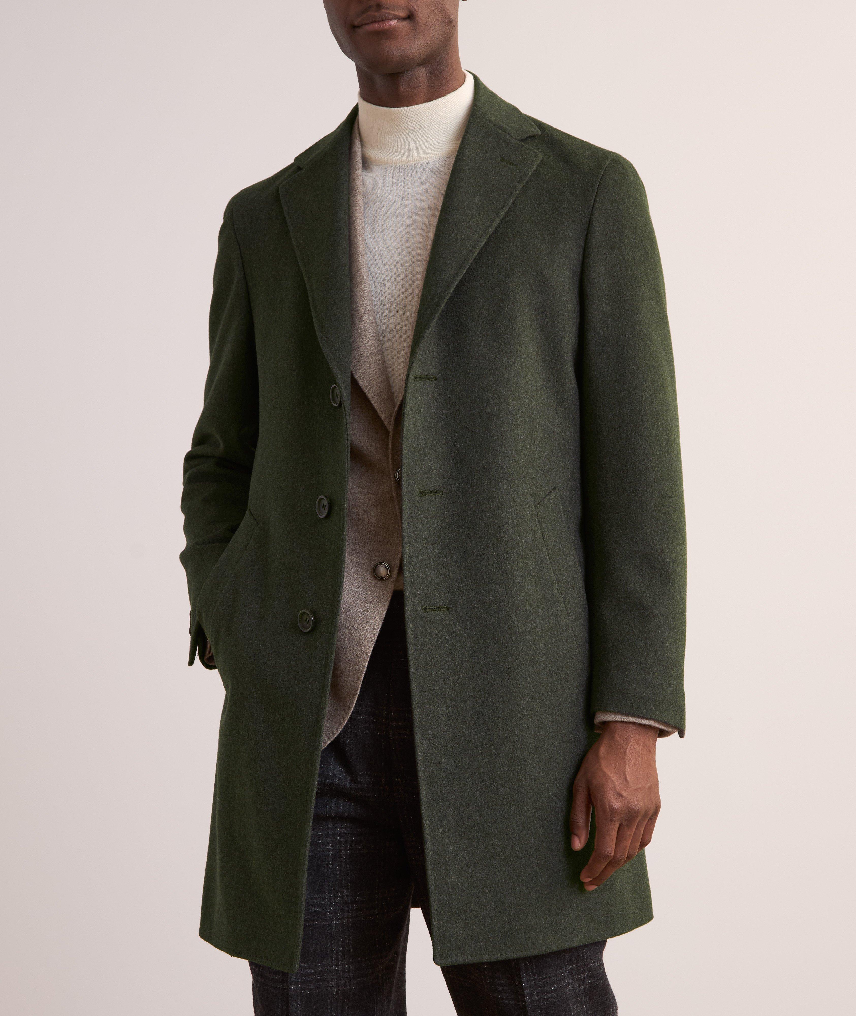 Single-Breasted Wool Overcoat image 1