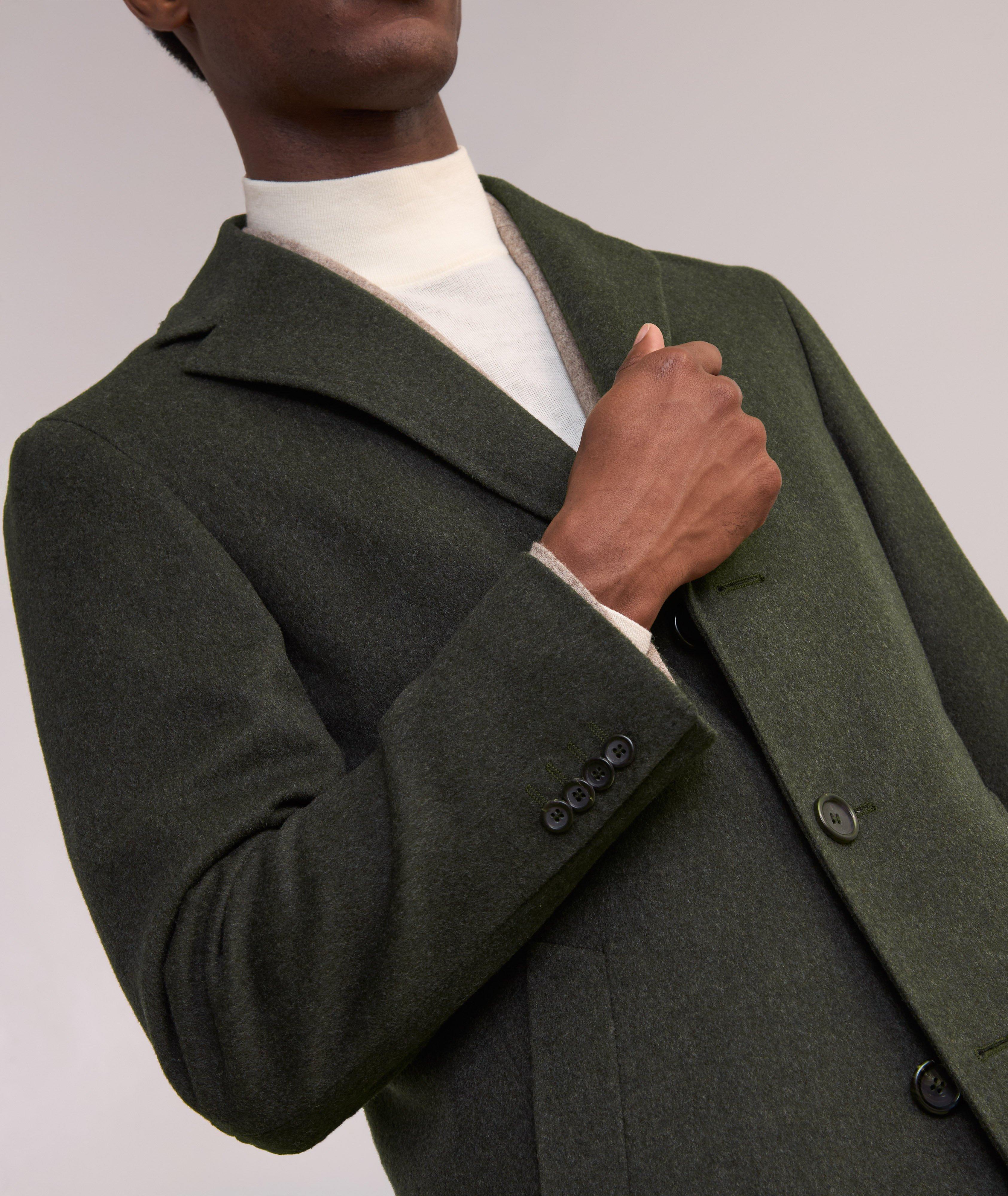 Single-Breasted Wool Overcoat image 3