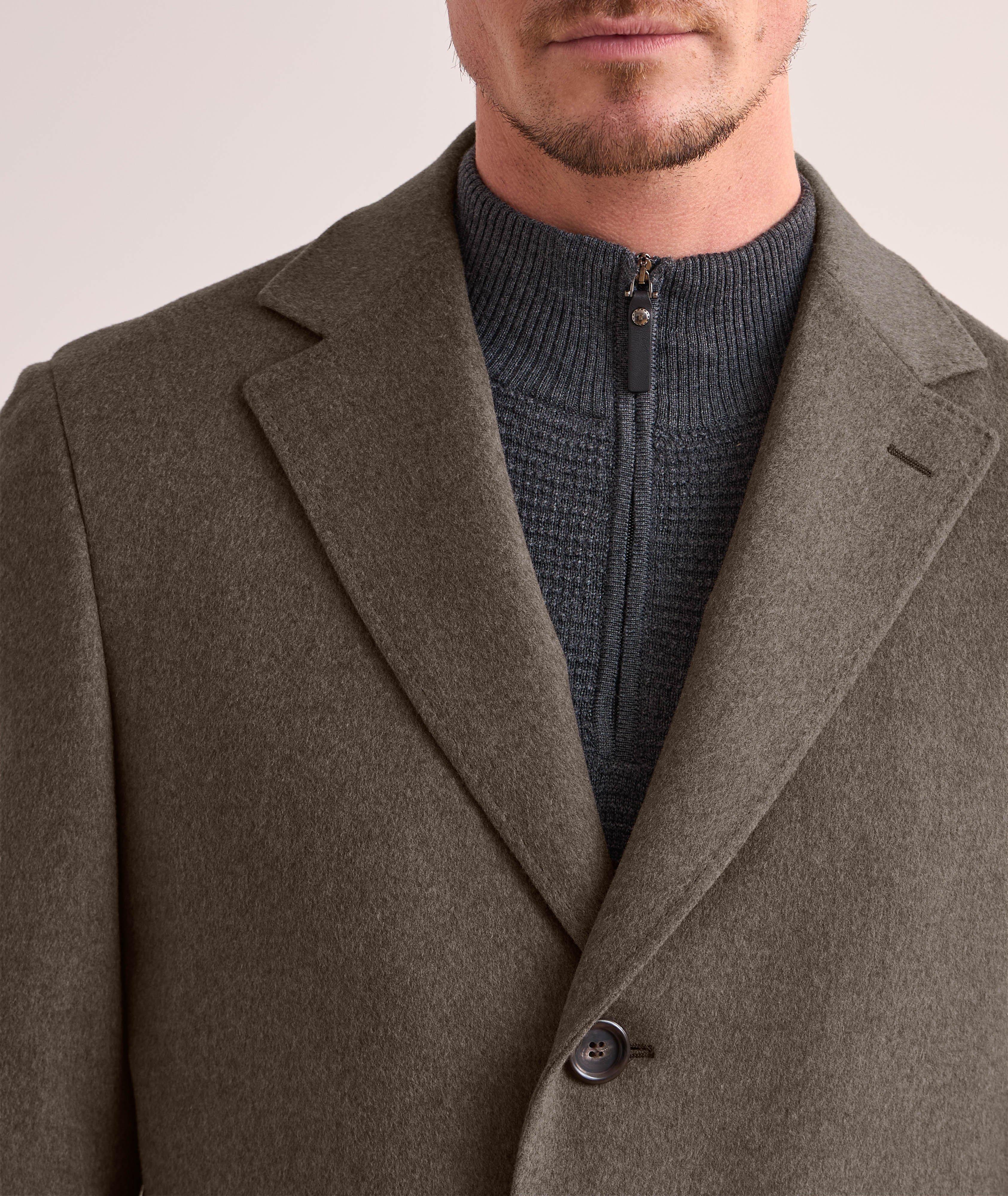Single-Breasted Wool Overcoat image 3