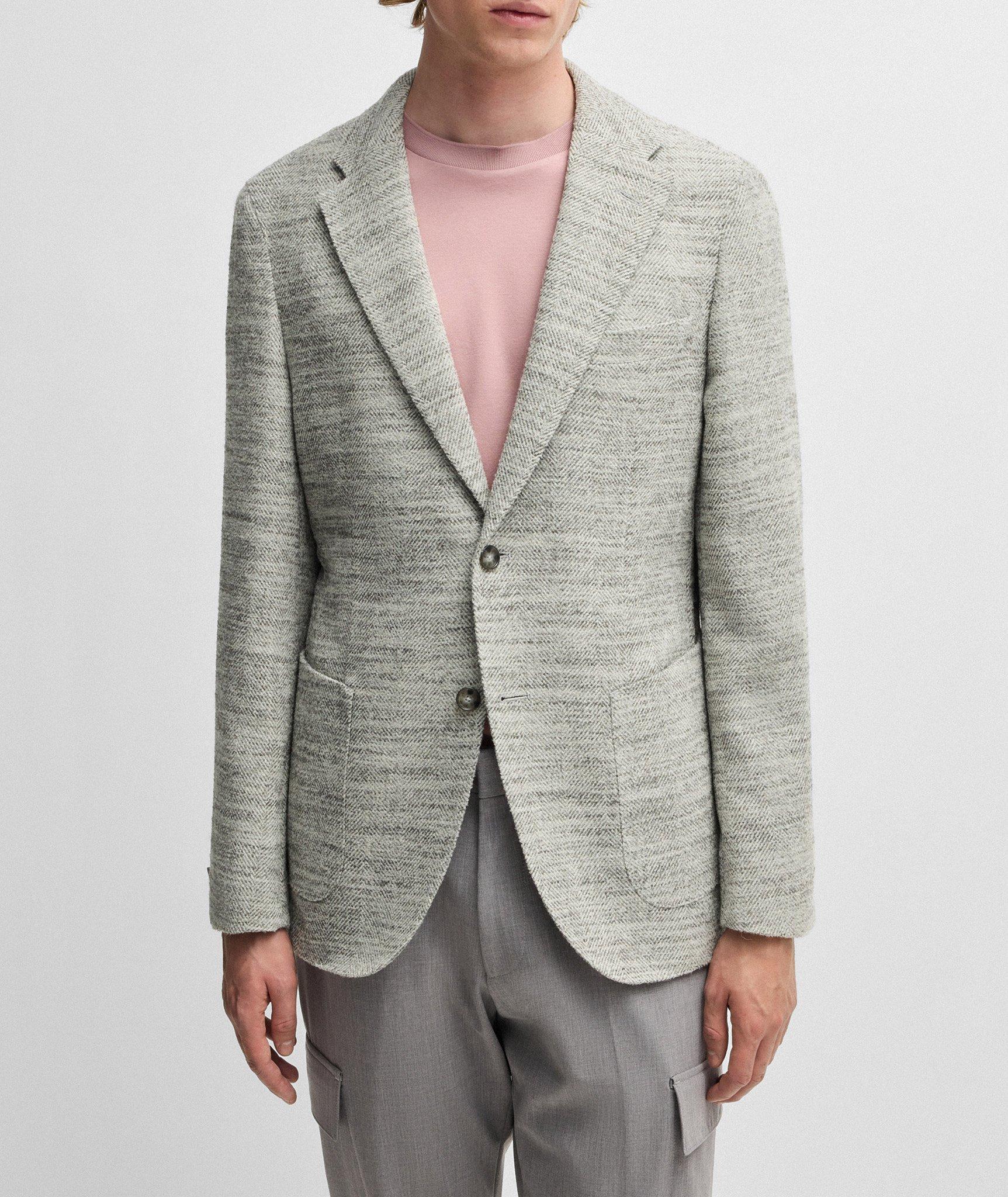 Hetson Herringbone Alpaca-Blend Sport Jacket image 1