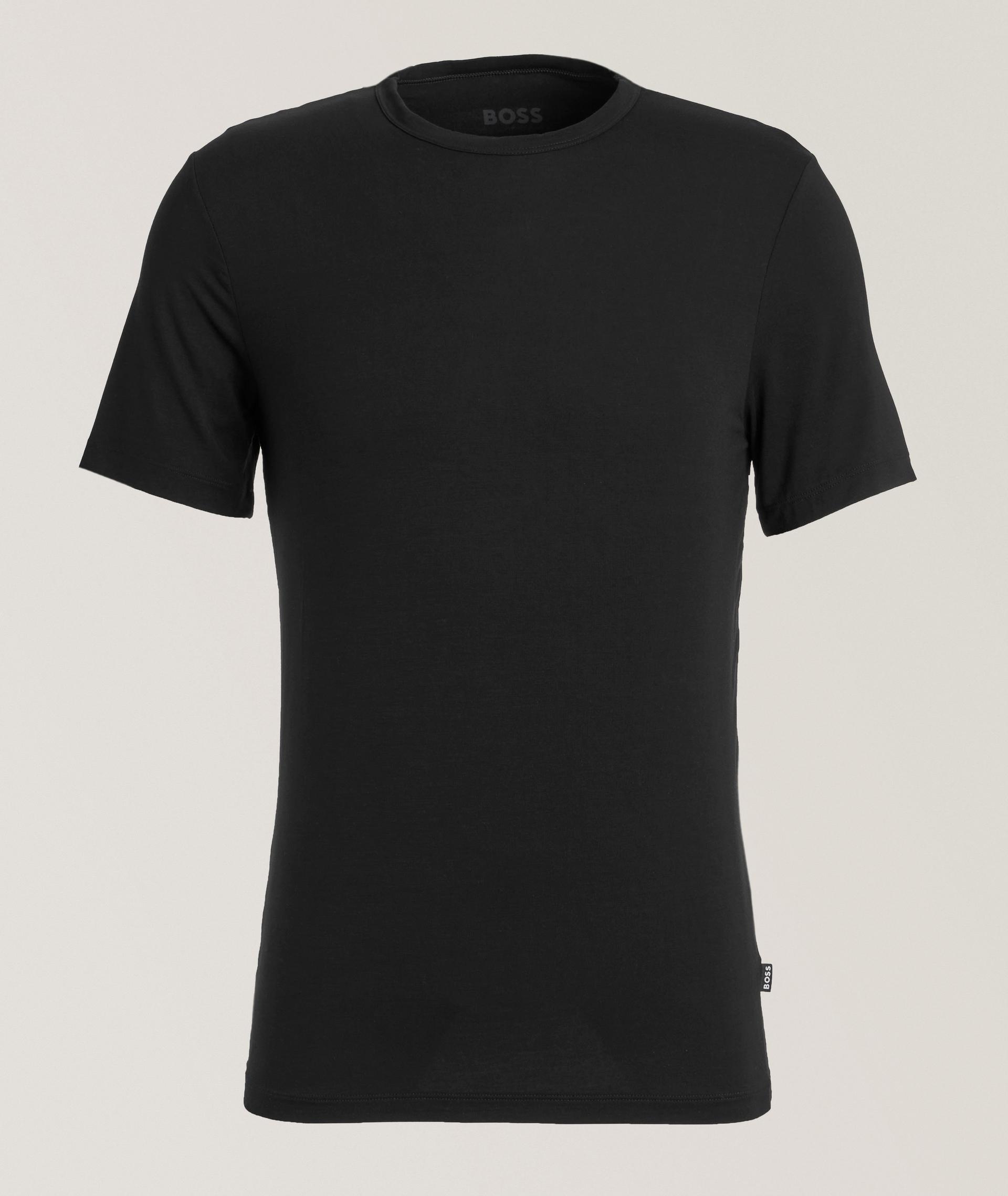 Ensemble de trois t-shirts en fibres de bambou extensibles image 0