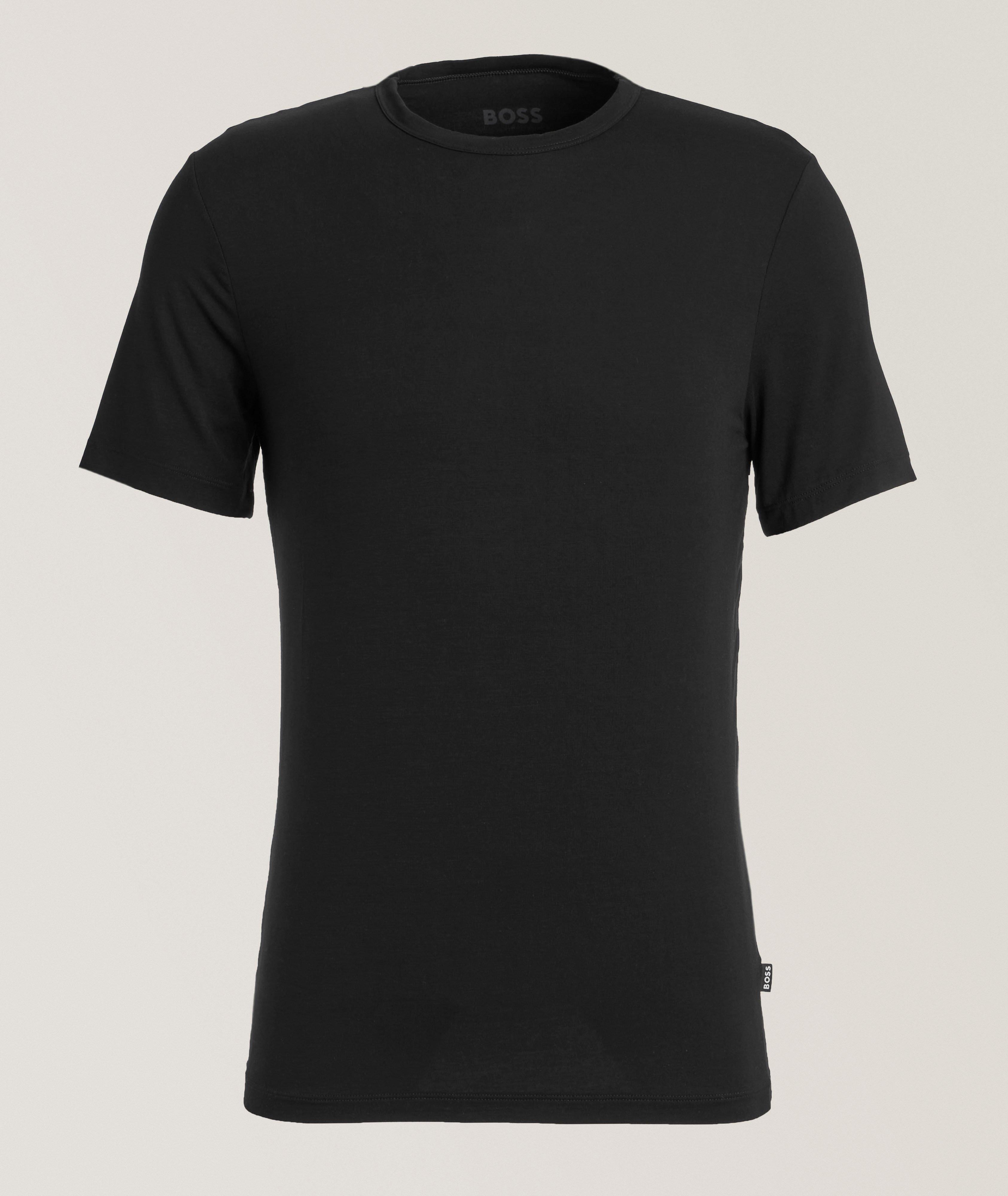 Ensemble de trois t-shirts en fibres de bambou extensibles image 0