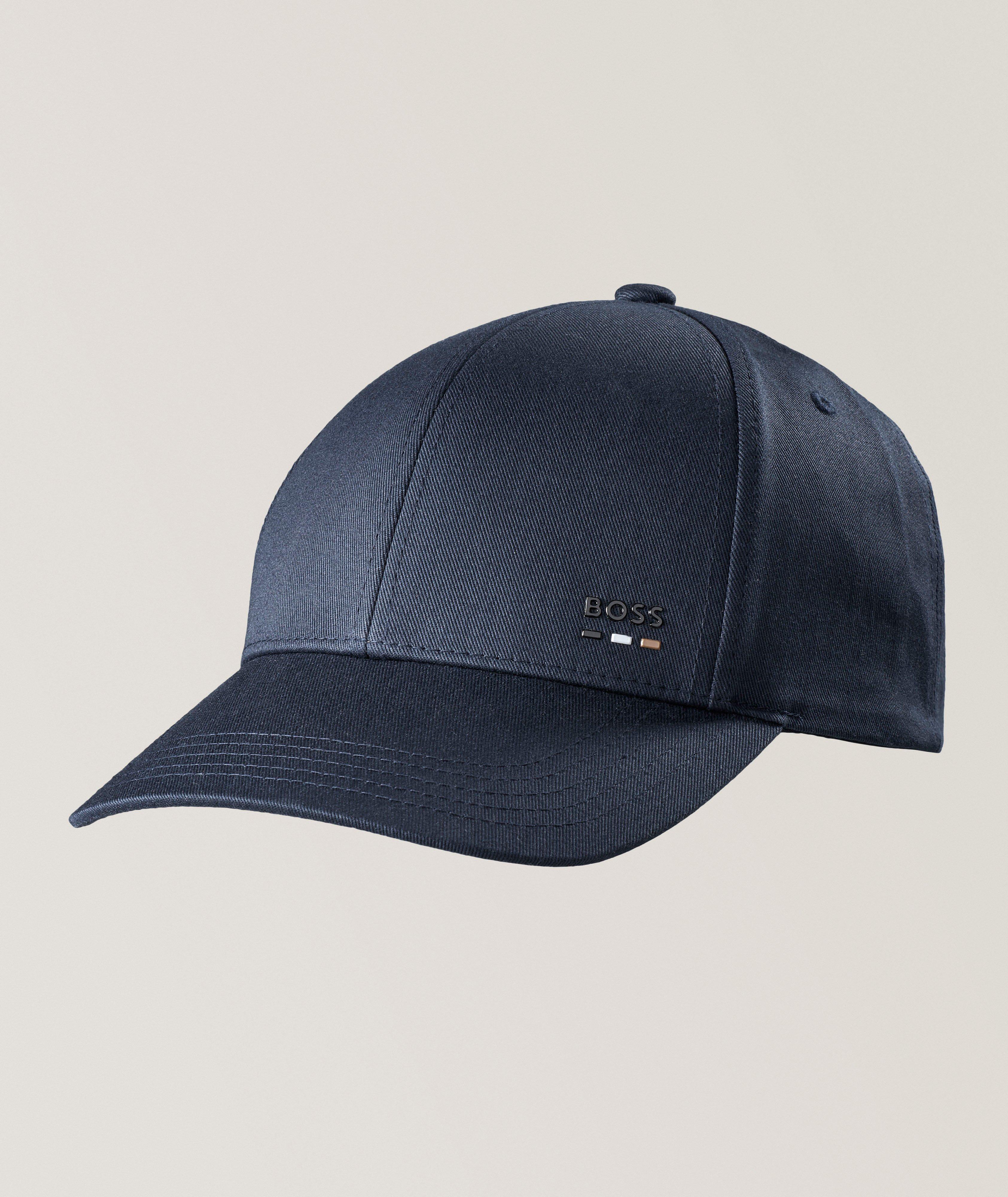 Zed Stripe Logo Cotton Baseball Cap  image 0