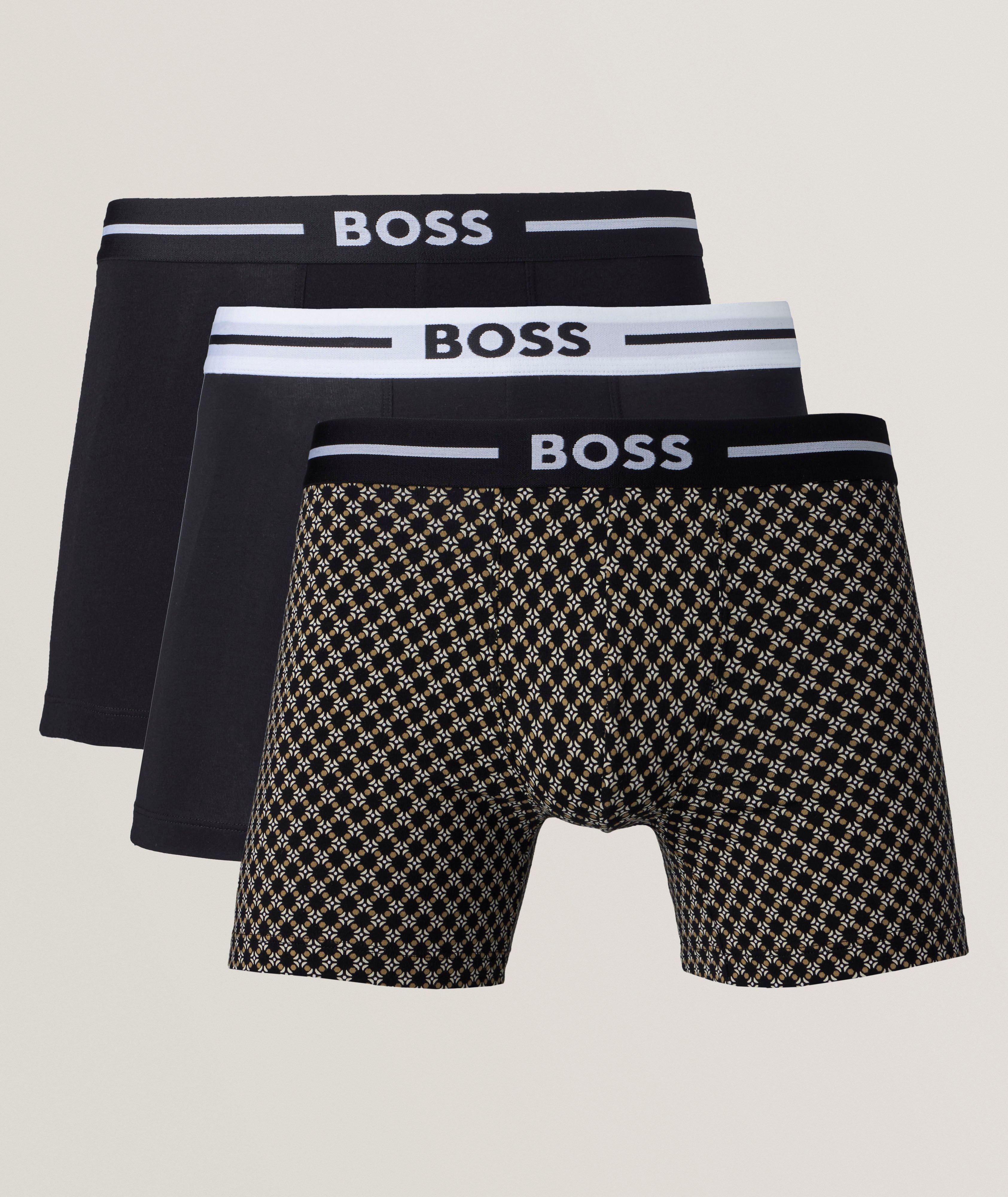 Three-Pack Bold Cotton-Stretch Boxer Brief  image 0