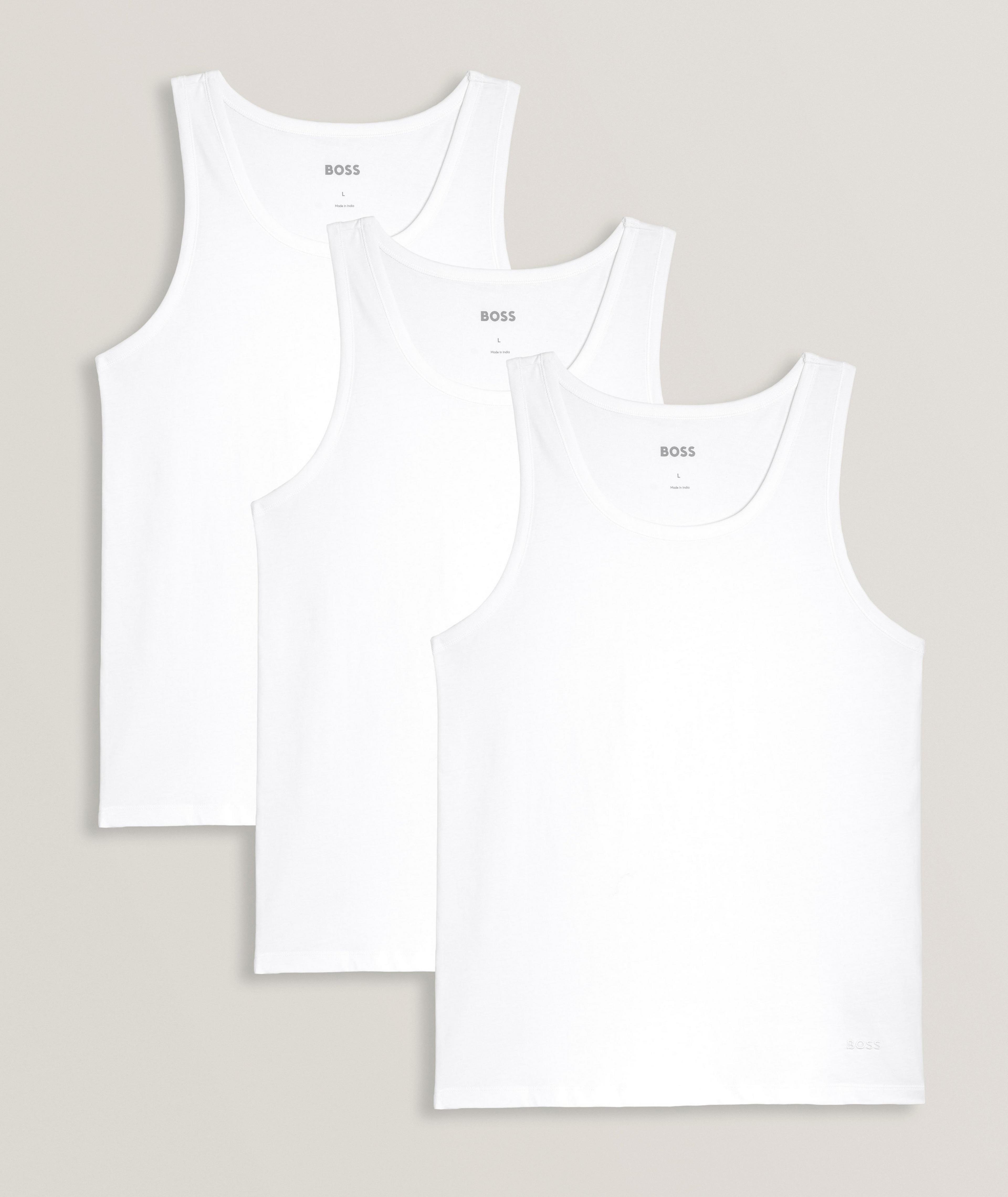 Ensemble de trois camisoles en coton image 0