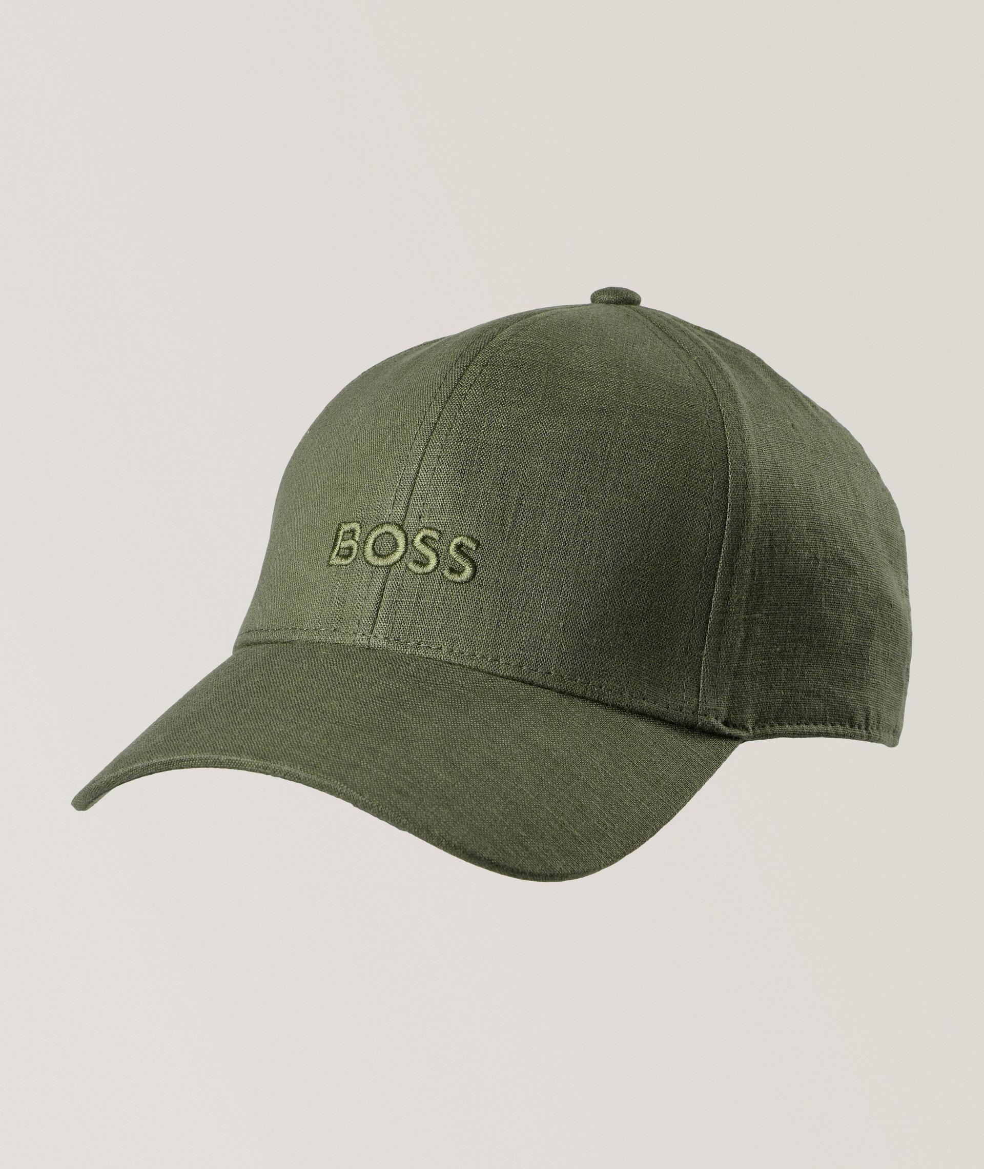 Zed Logo Linen Baseball Cap  image 0