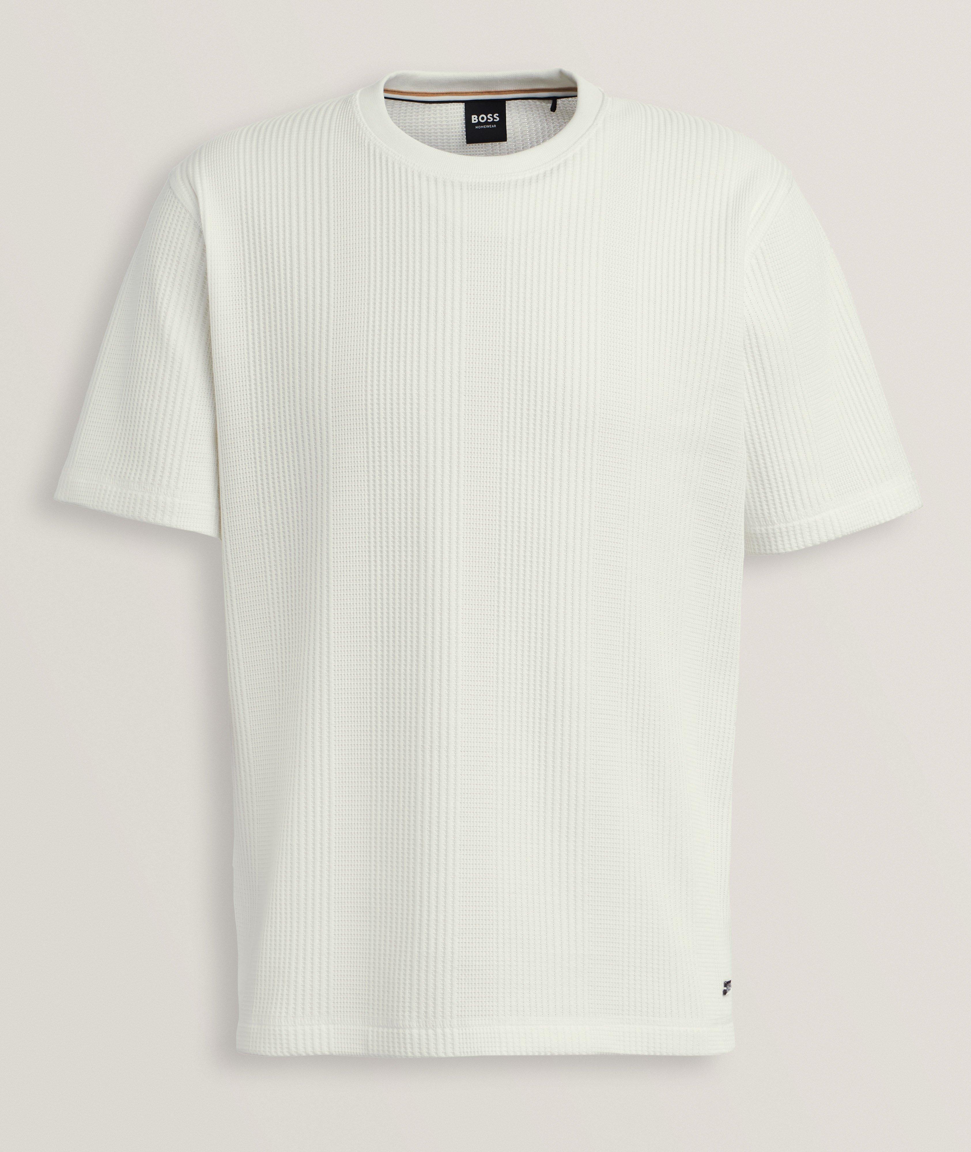 Structure Cotton Knit T-Shirt  image 0