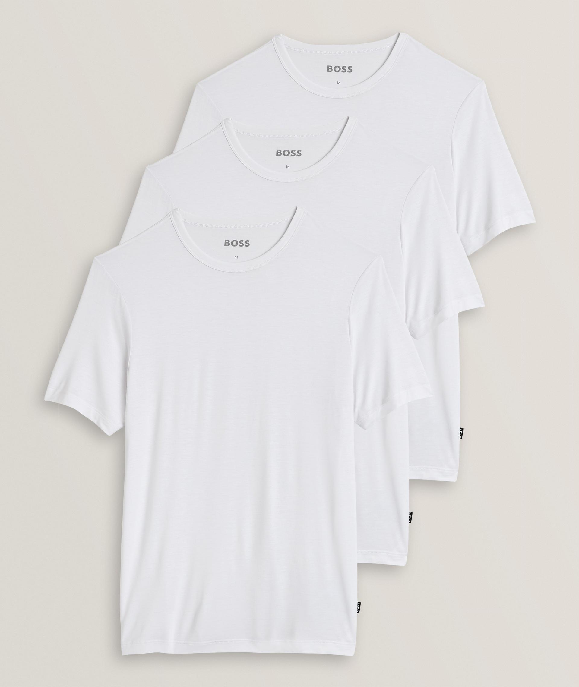 Stretch-Bamboo Crewneck T-Shirt 3-Pack  image 0