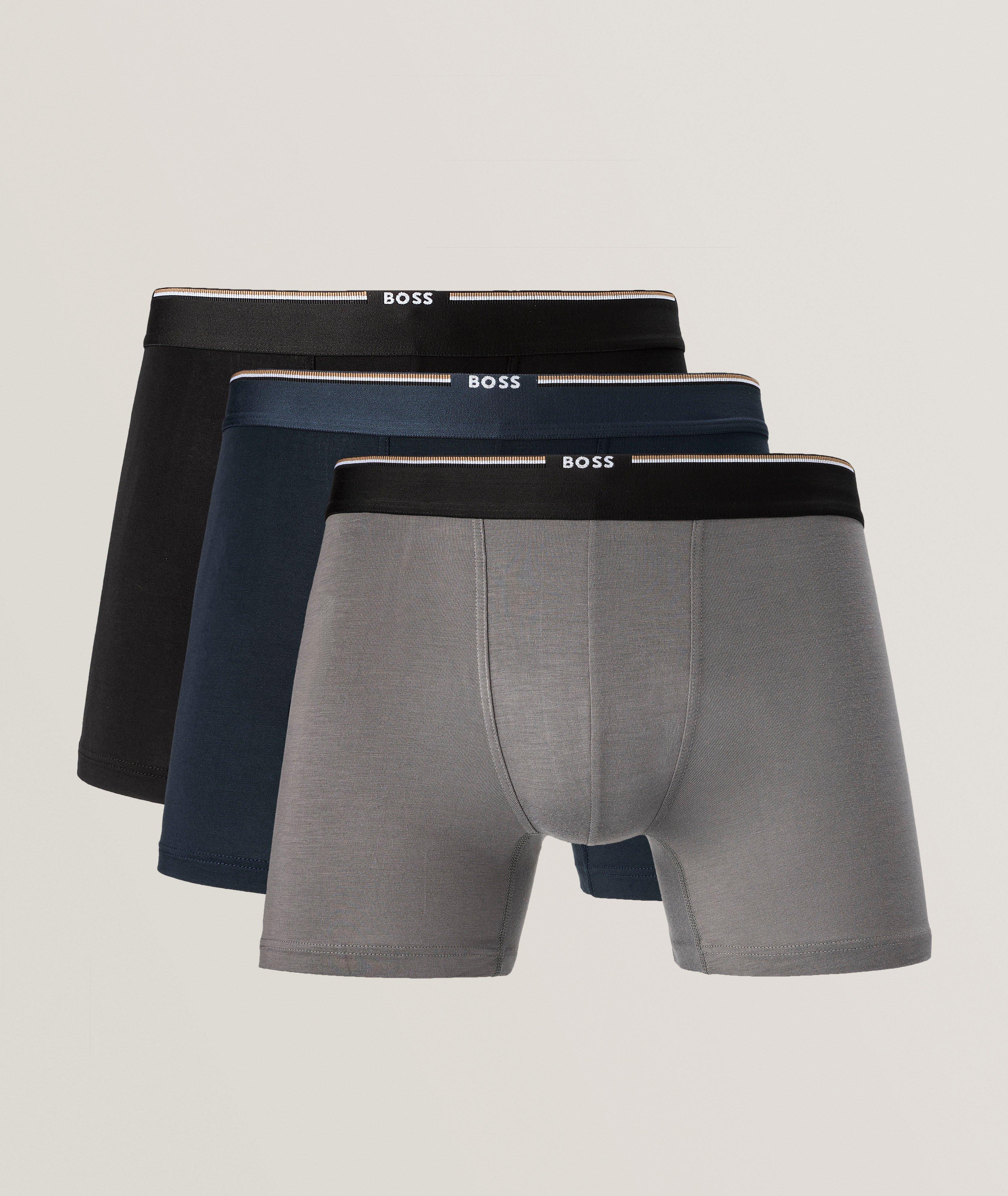  Three-Pack Stretch-Bamboo Boxer Brief image 0