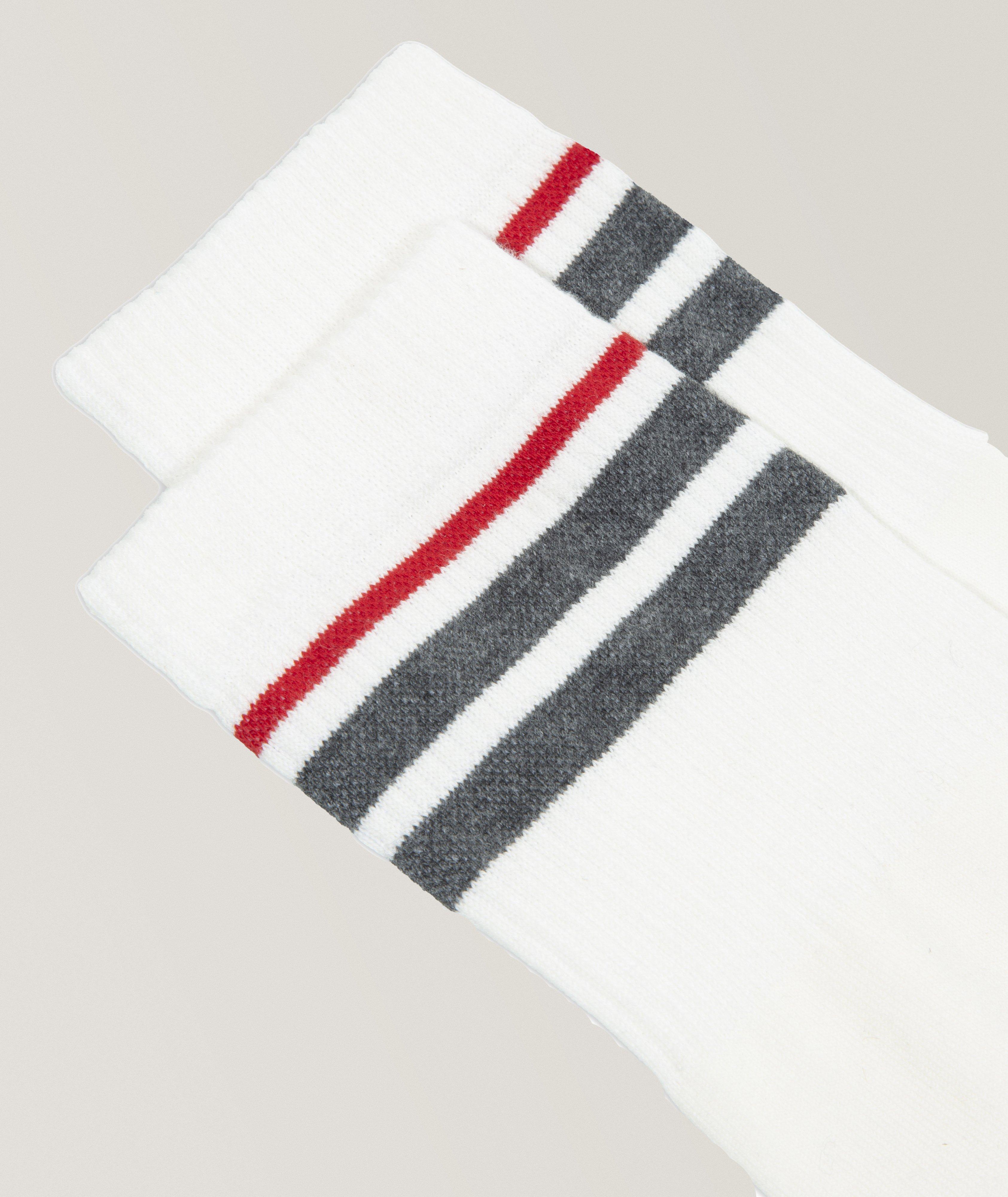 Kihei Cotton-Blend Striped Socks image 1