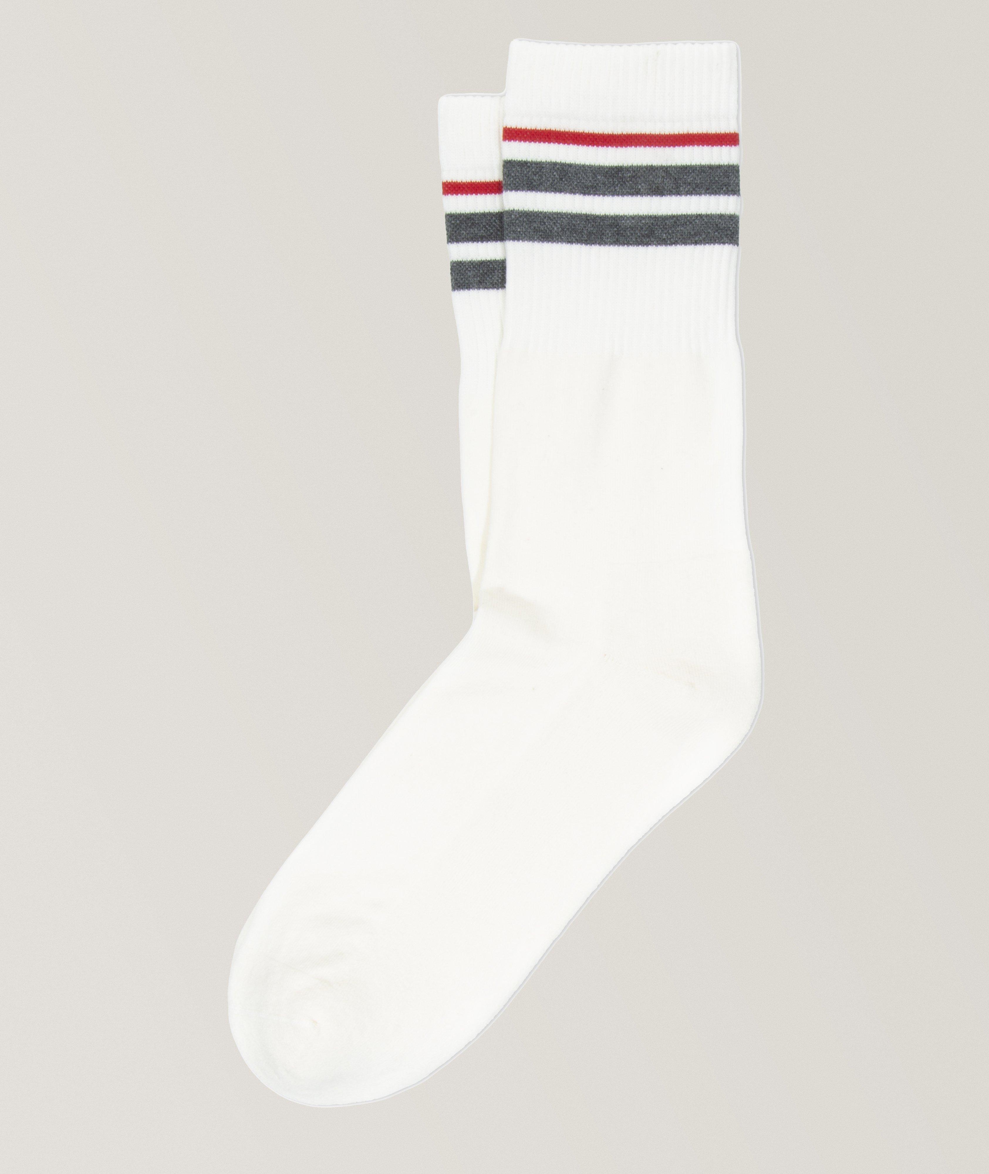 Kihei Cotton-Blend Striped Socks image 0