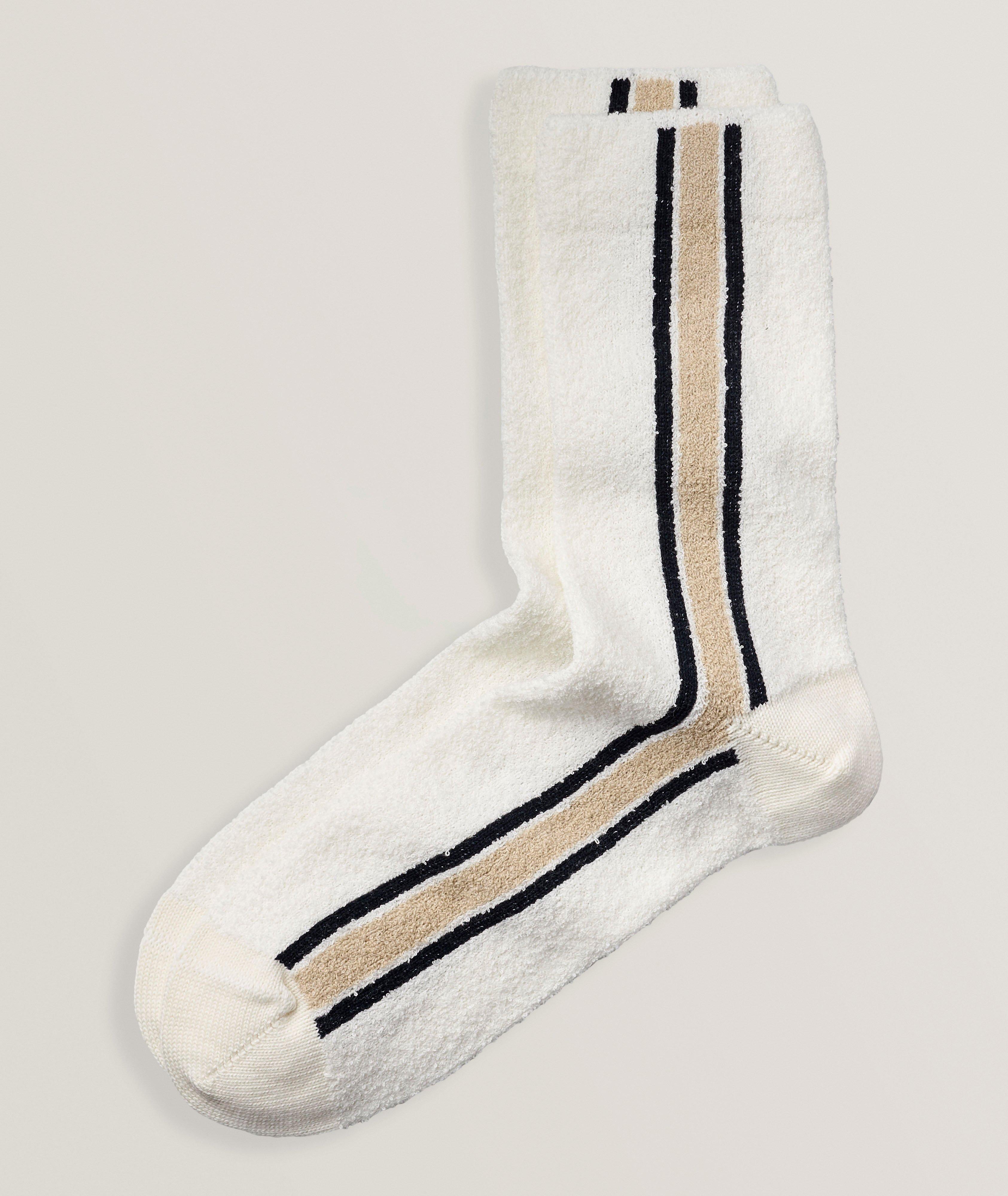 Lanai Cotton-Blend Striped Socks image 0