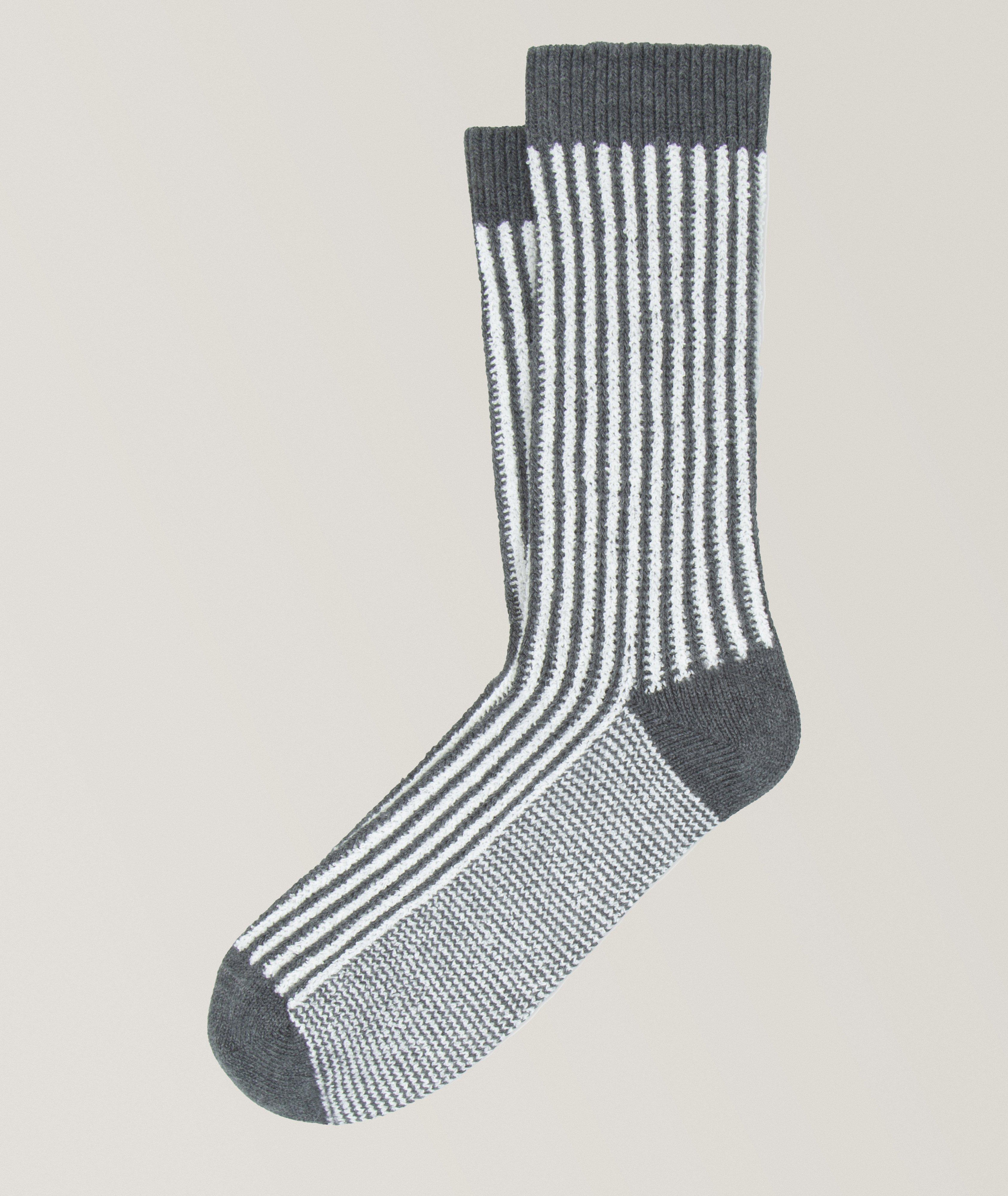 Hawi Cotton-Blend Striped Socks image 0