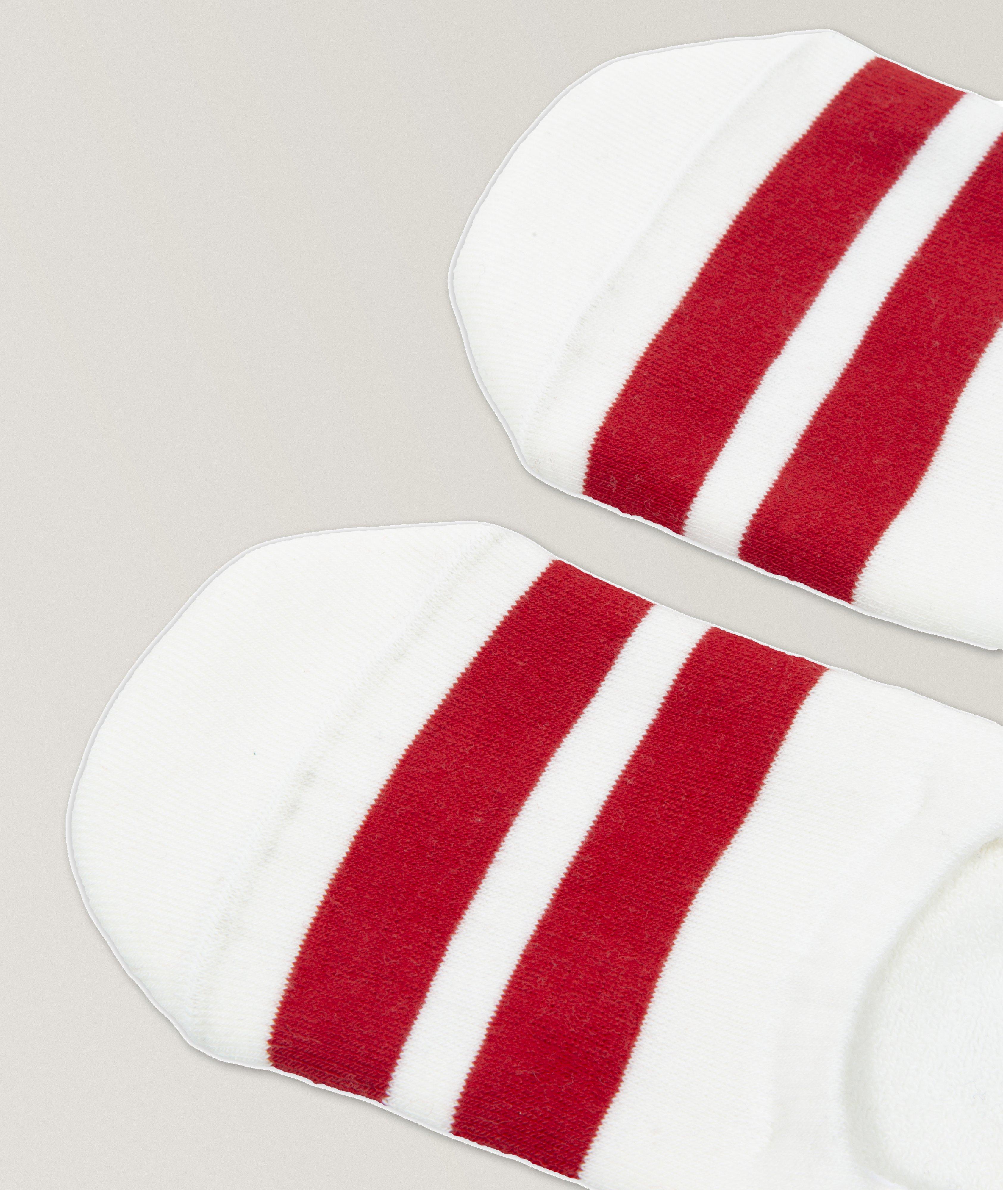 Two-Pack Honoko No-Show Stripe Socks  image 1