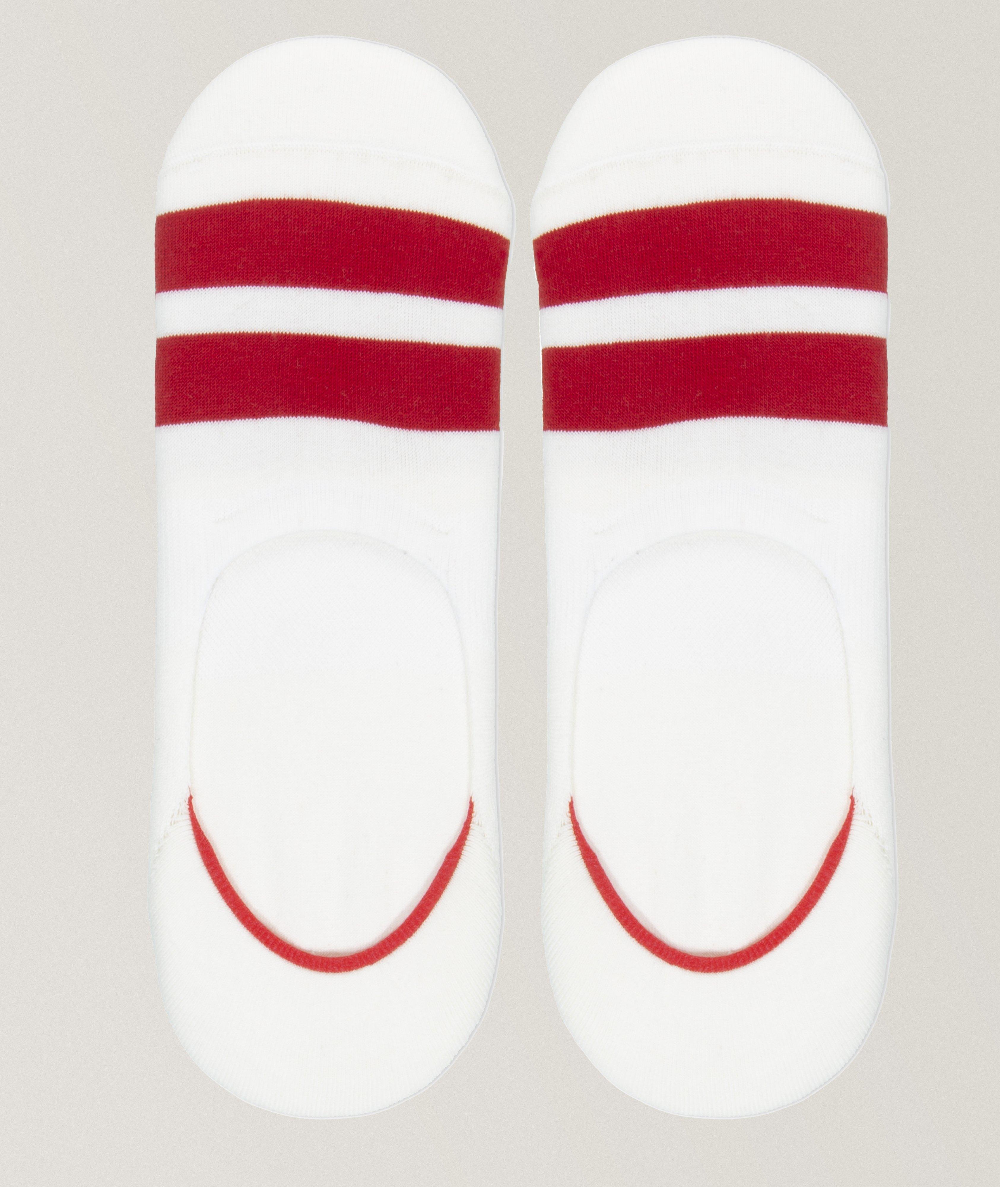 Two-Pack Honoko No-Show Stripe Socks  image 0