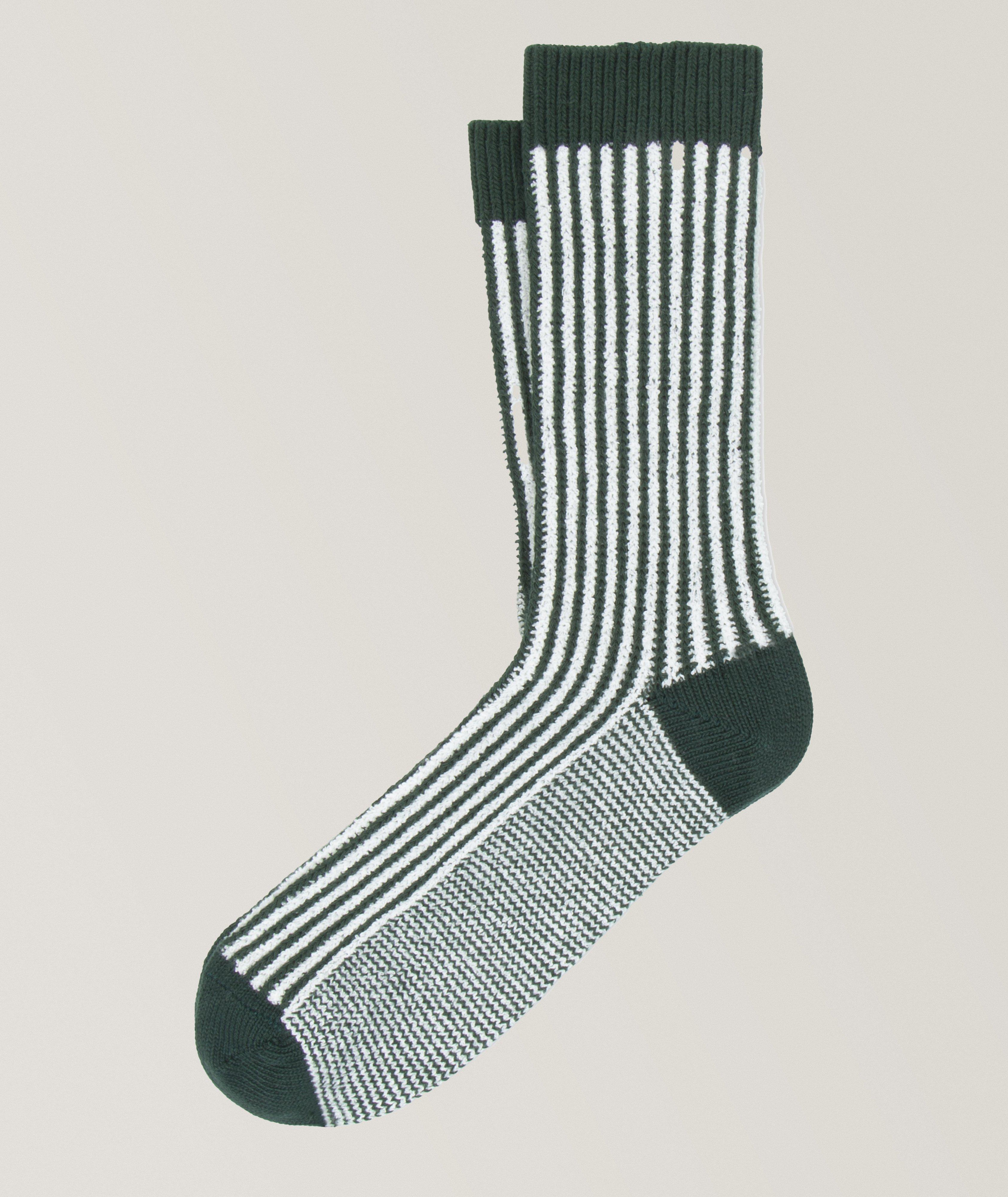 Hawi Cotton-Blend Striped Socks image 0