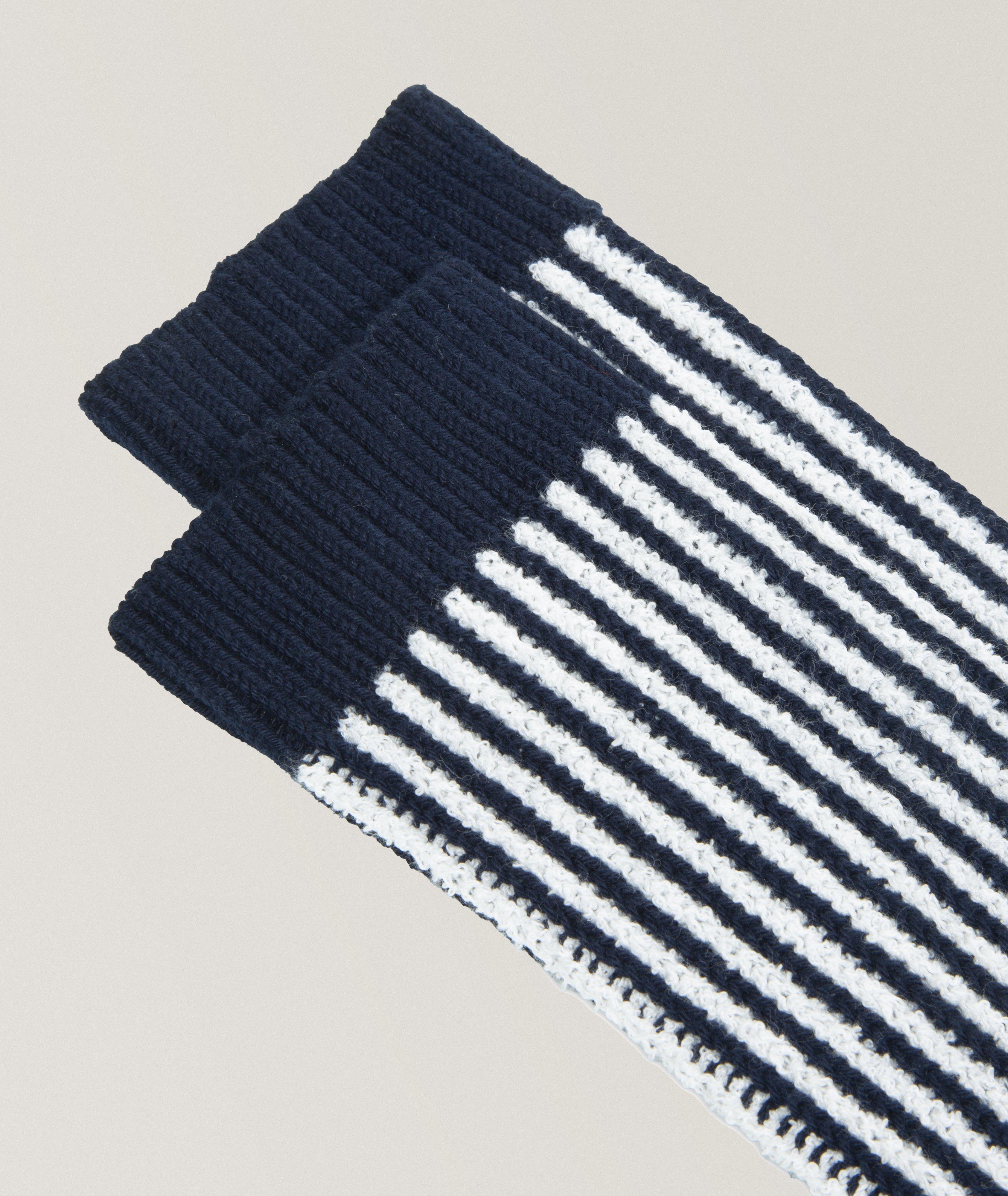 Hawi Cotton-Blend Striped Socks image 1