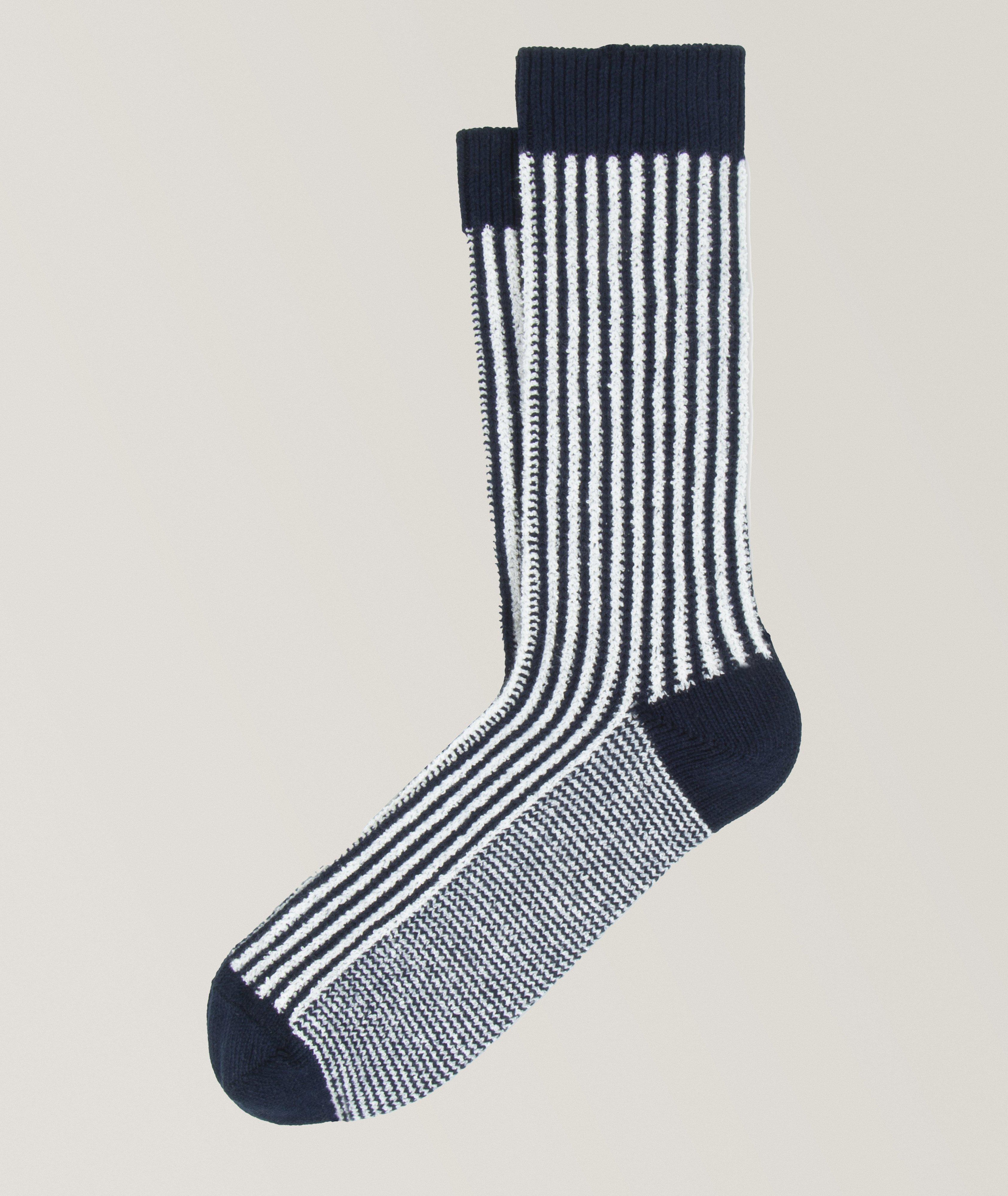 Hawi Cotton-Blend Striped Socks image 0