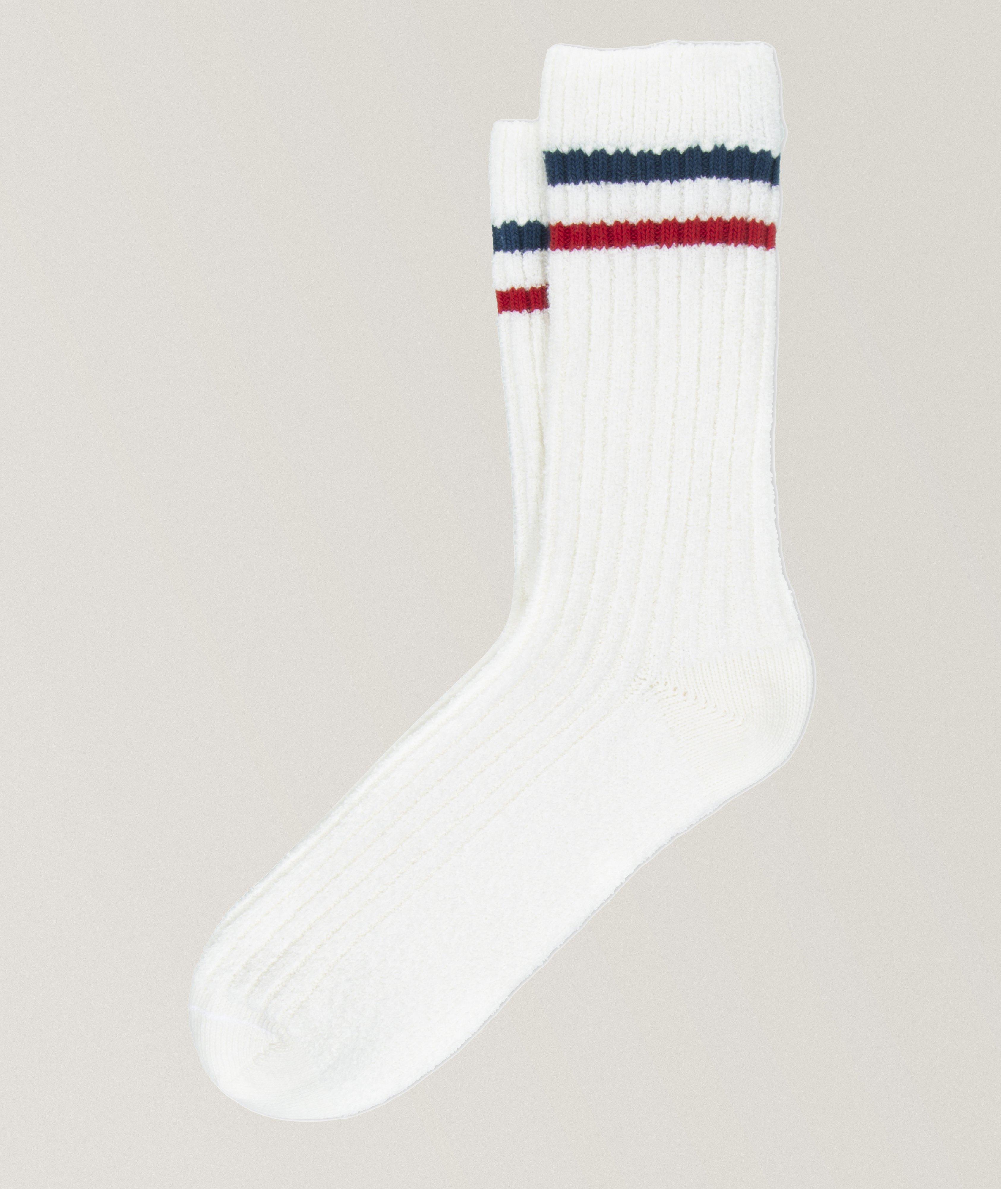 Kauna Cotton-Blend Striped Ribbed Socks image 0