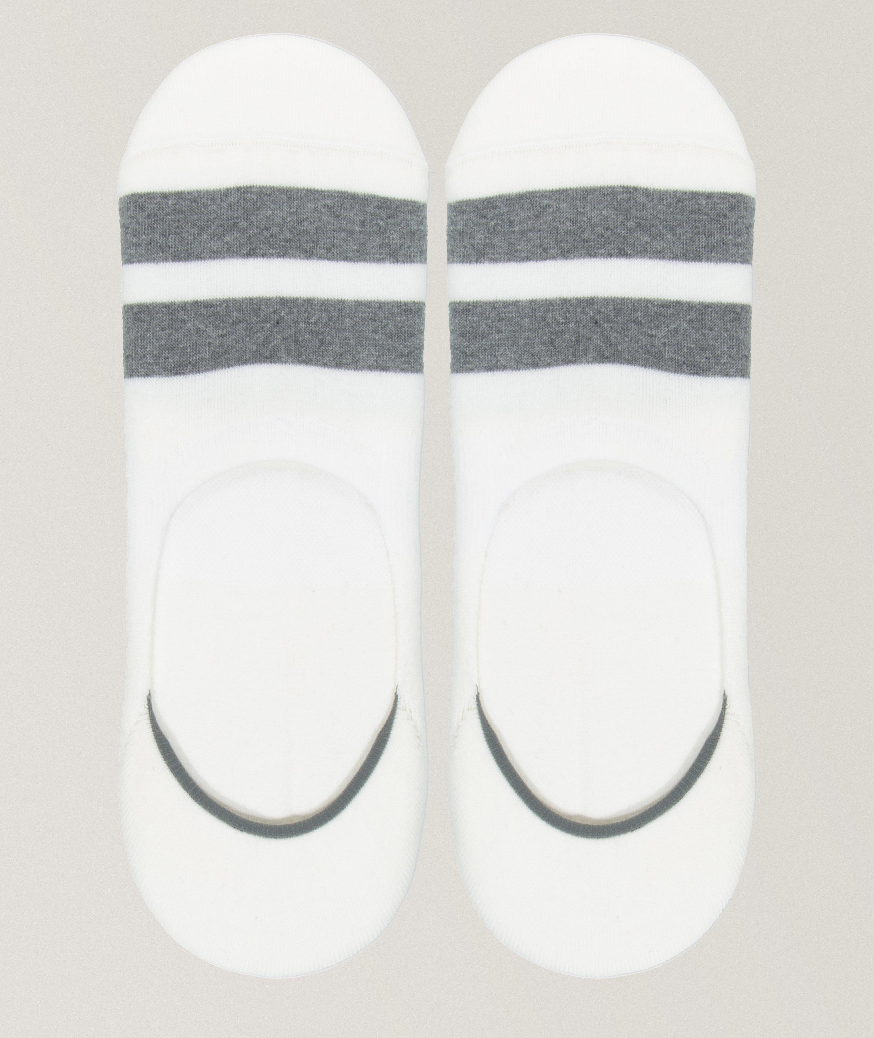 Two-Pack Honoko No-Show Stripe Socks  image 0