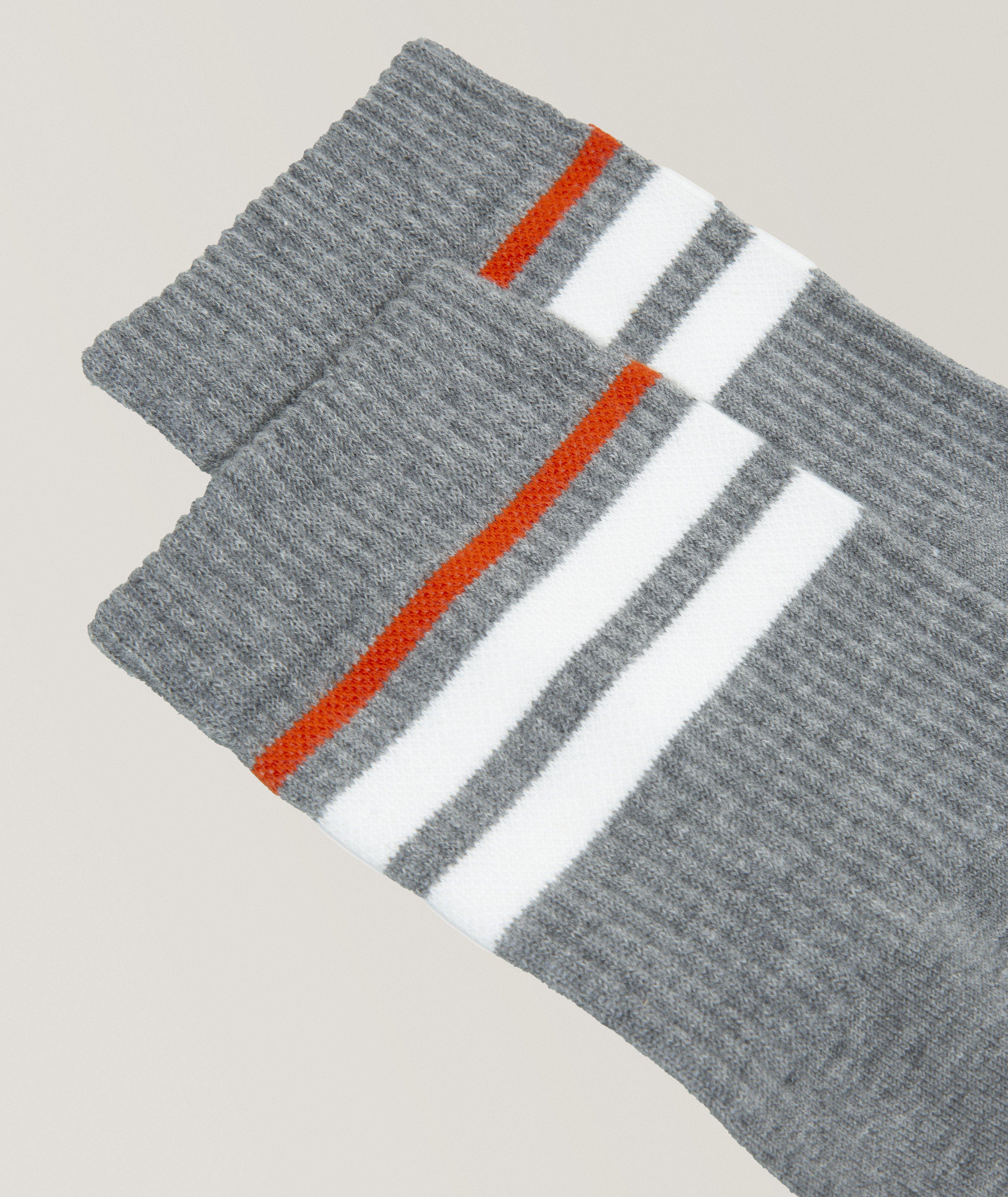 Kihei Cotton-Blend Striped Socks image 1