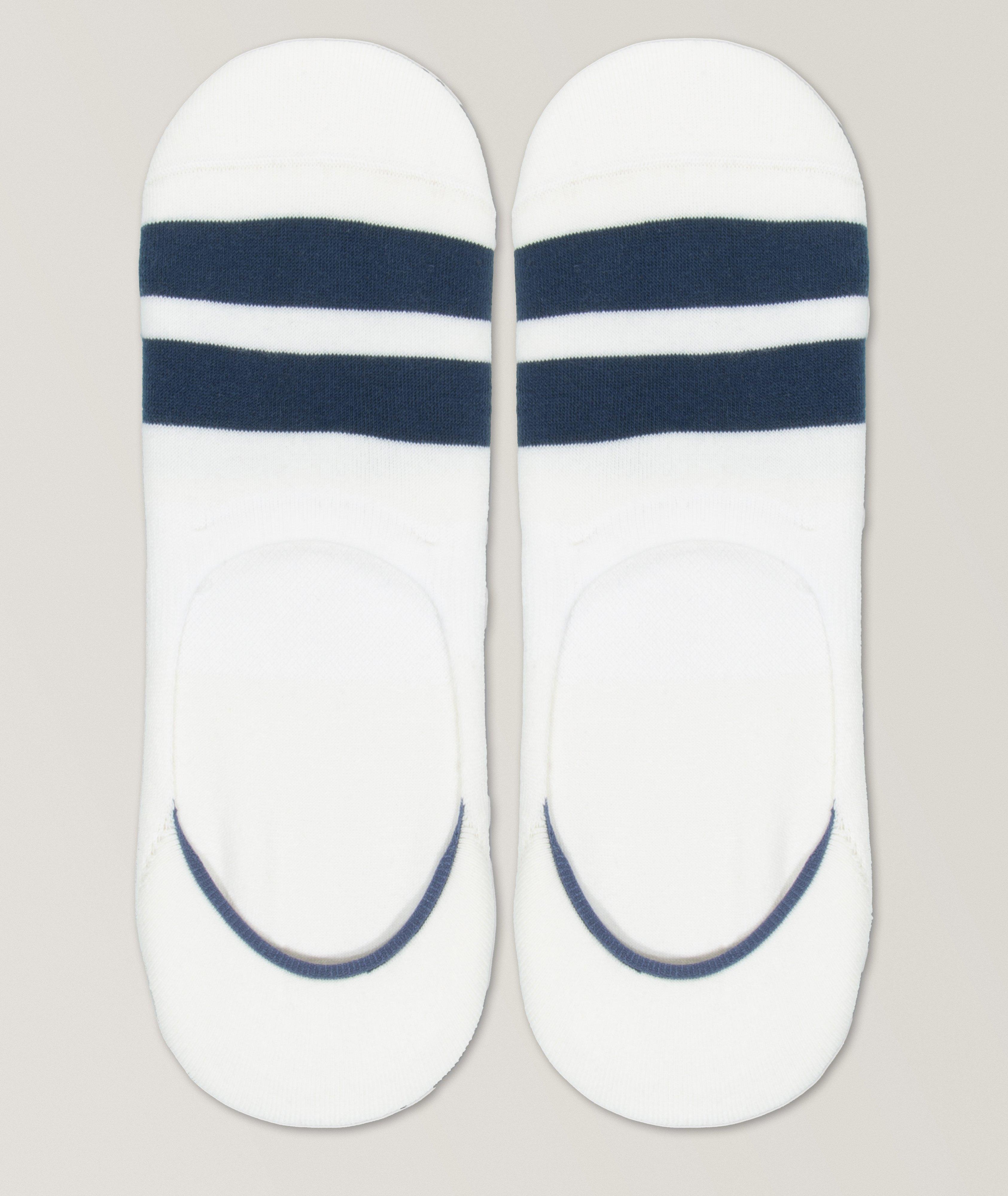 Two-Pack Honoko No-Show Stripe Socks  image 0