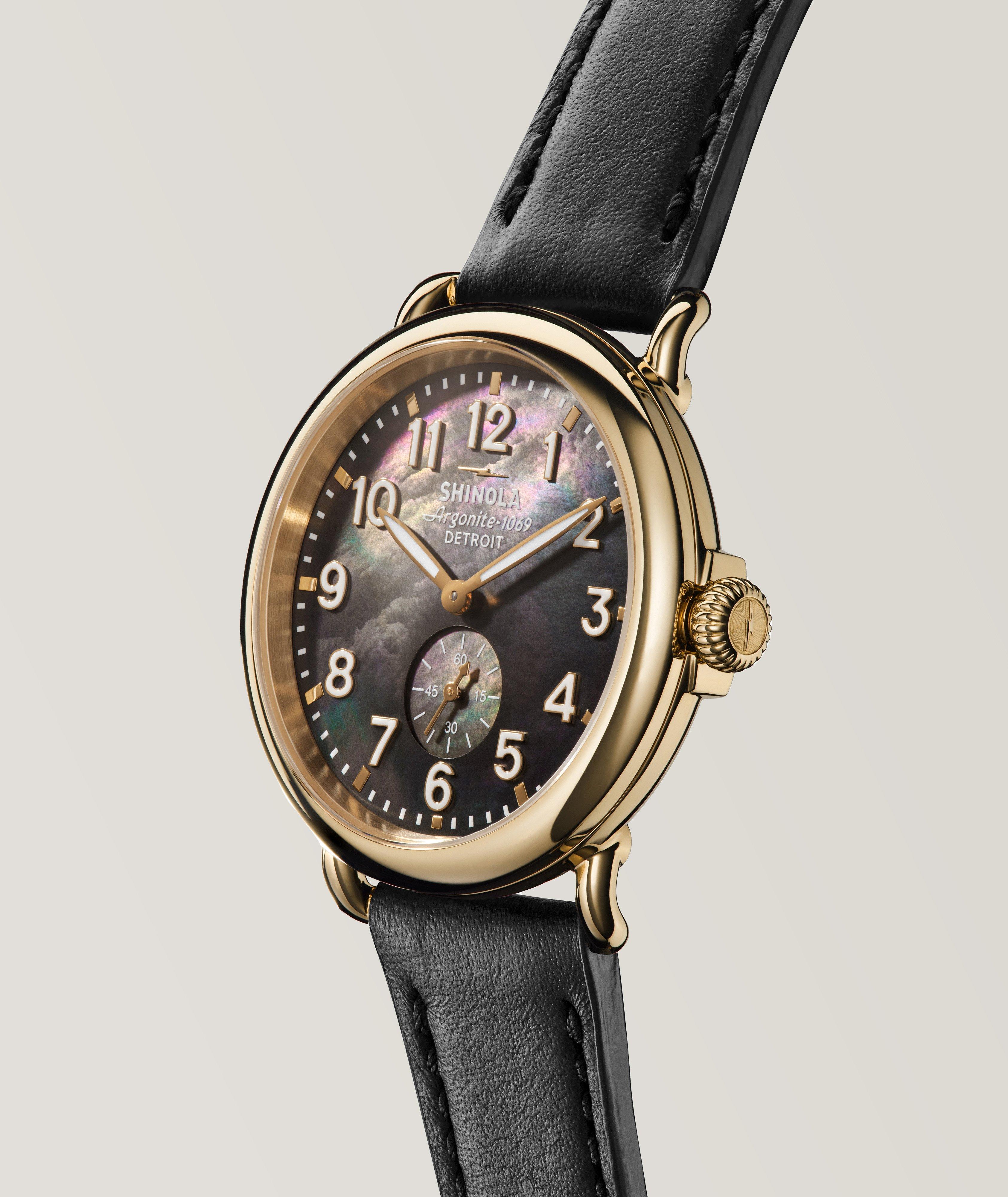 Montre Runwell avec bracelet en cuir image 1