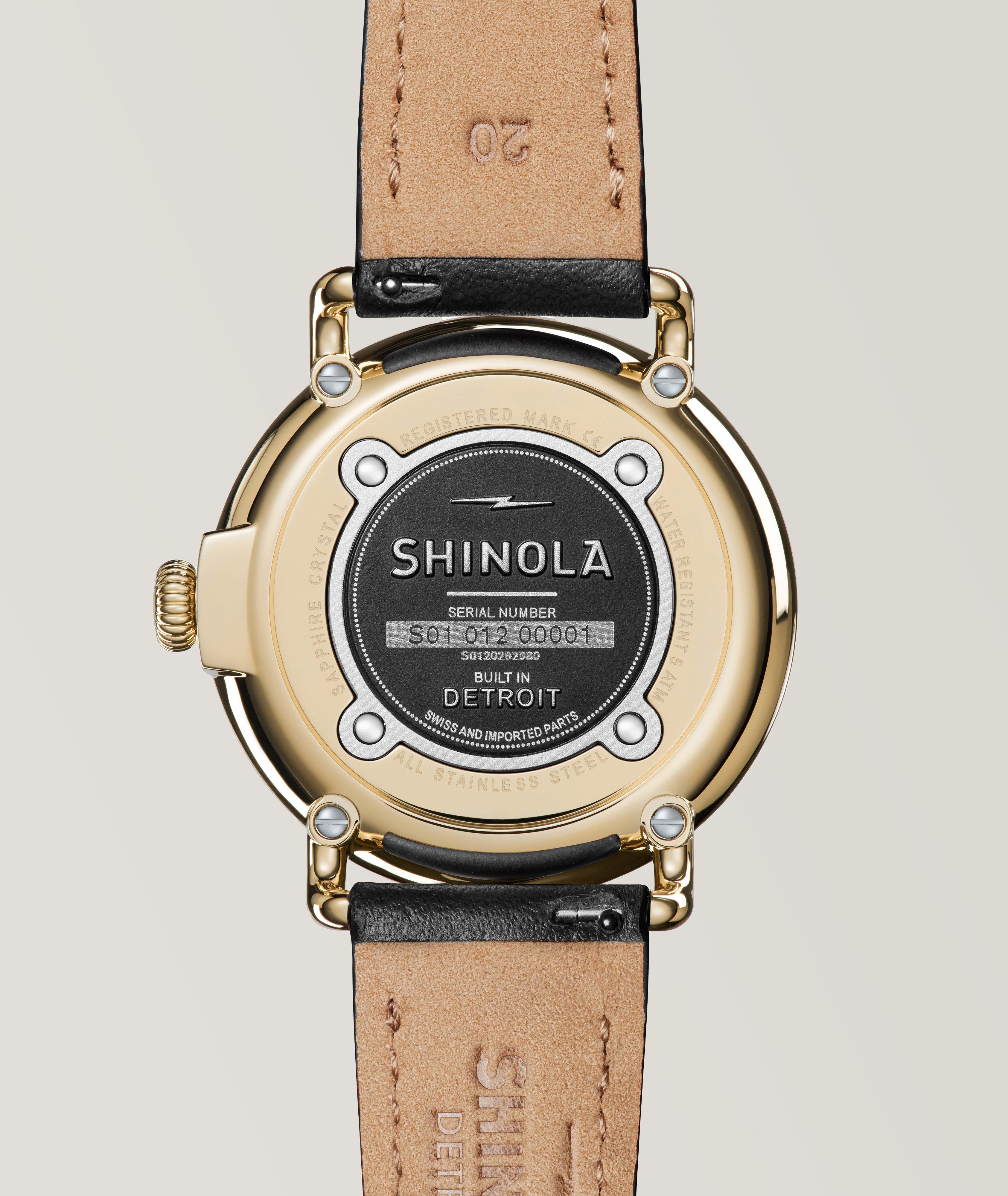 Montre Runwell avec bracelet en cuir image 3