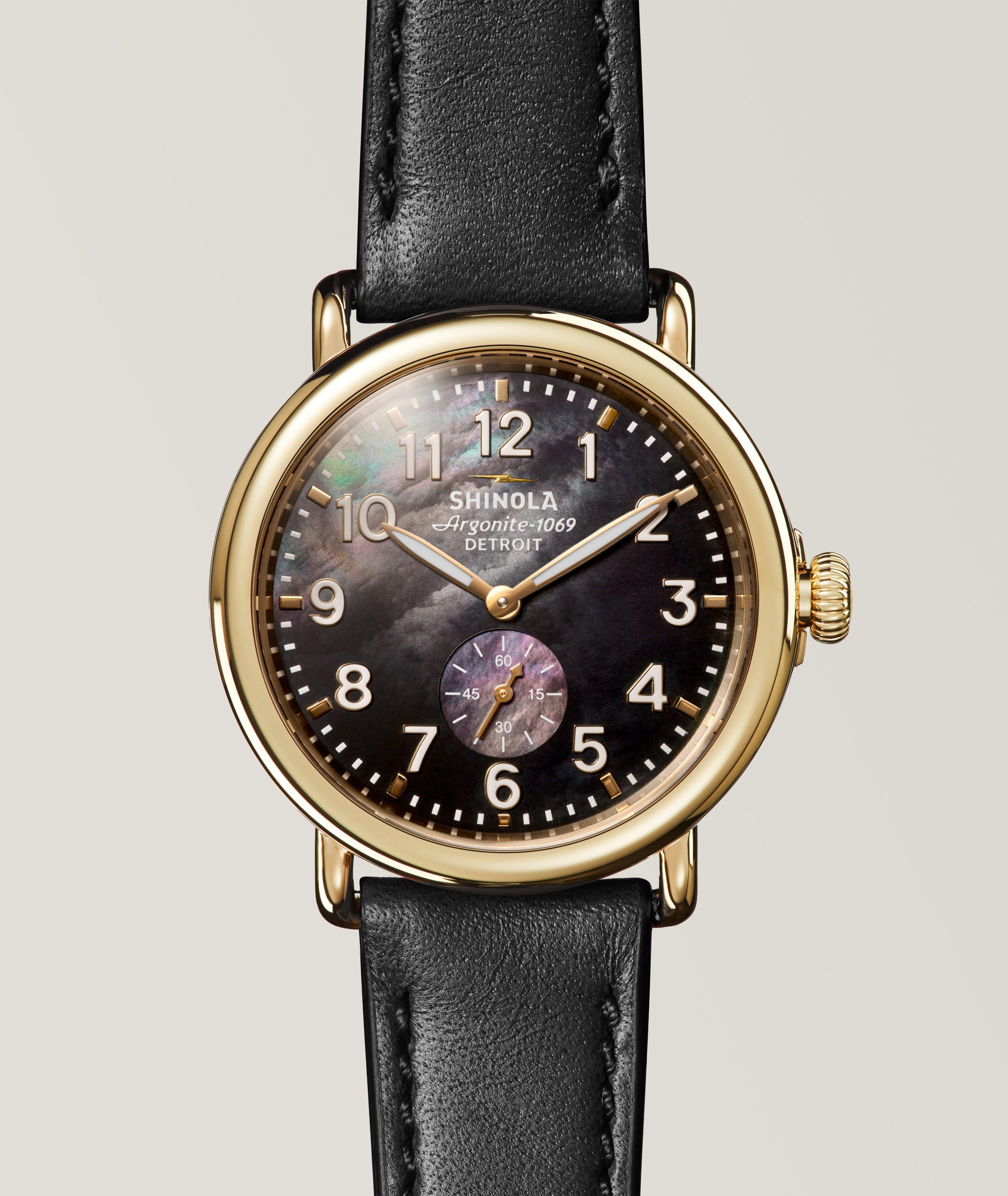 Montre Runwell avec bracelet en cuir image 4