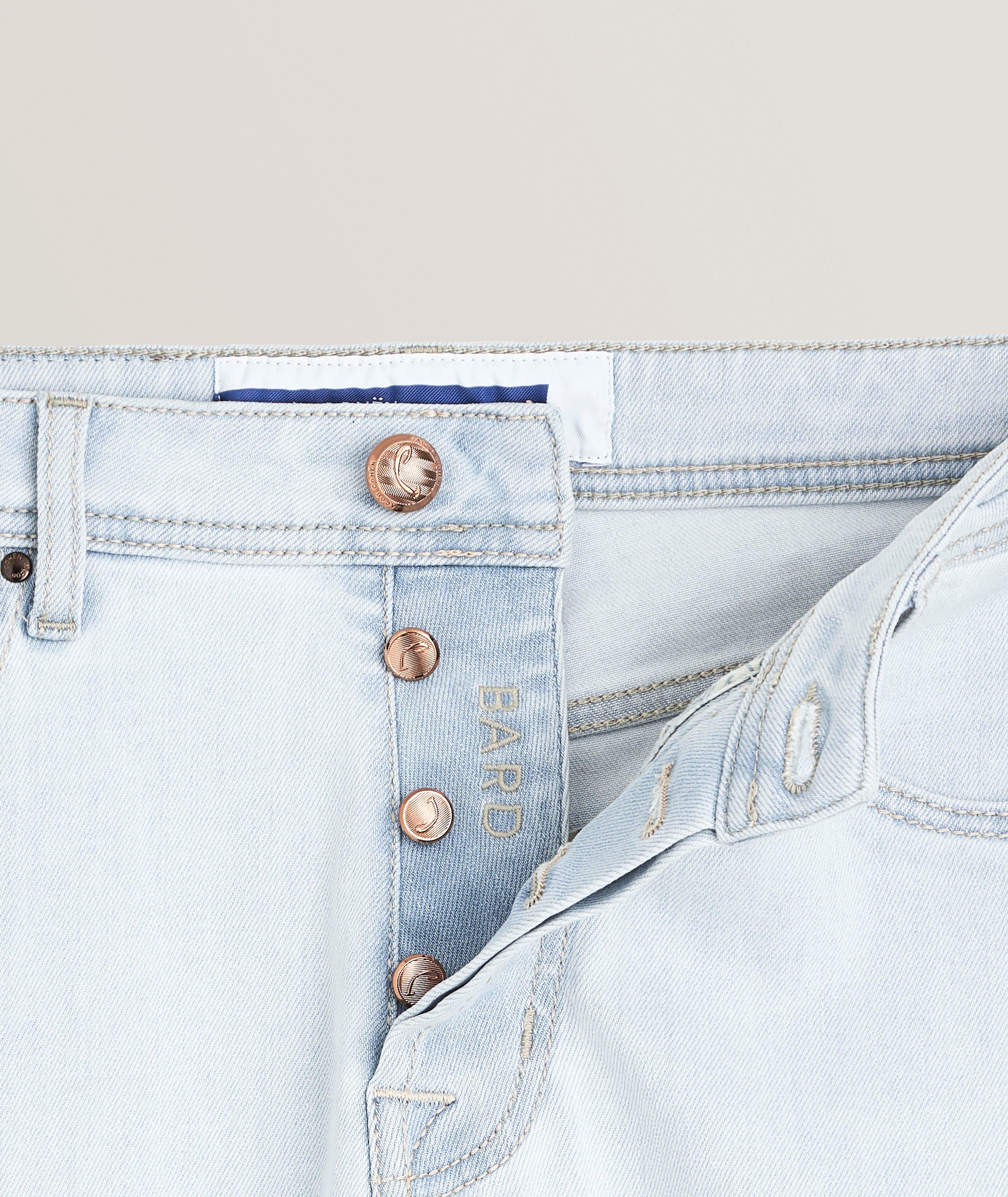 Bard Stretch-Cotton-Tencel Slim-Fit Jeans  image 5