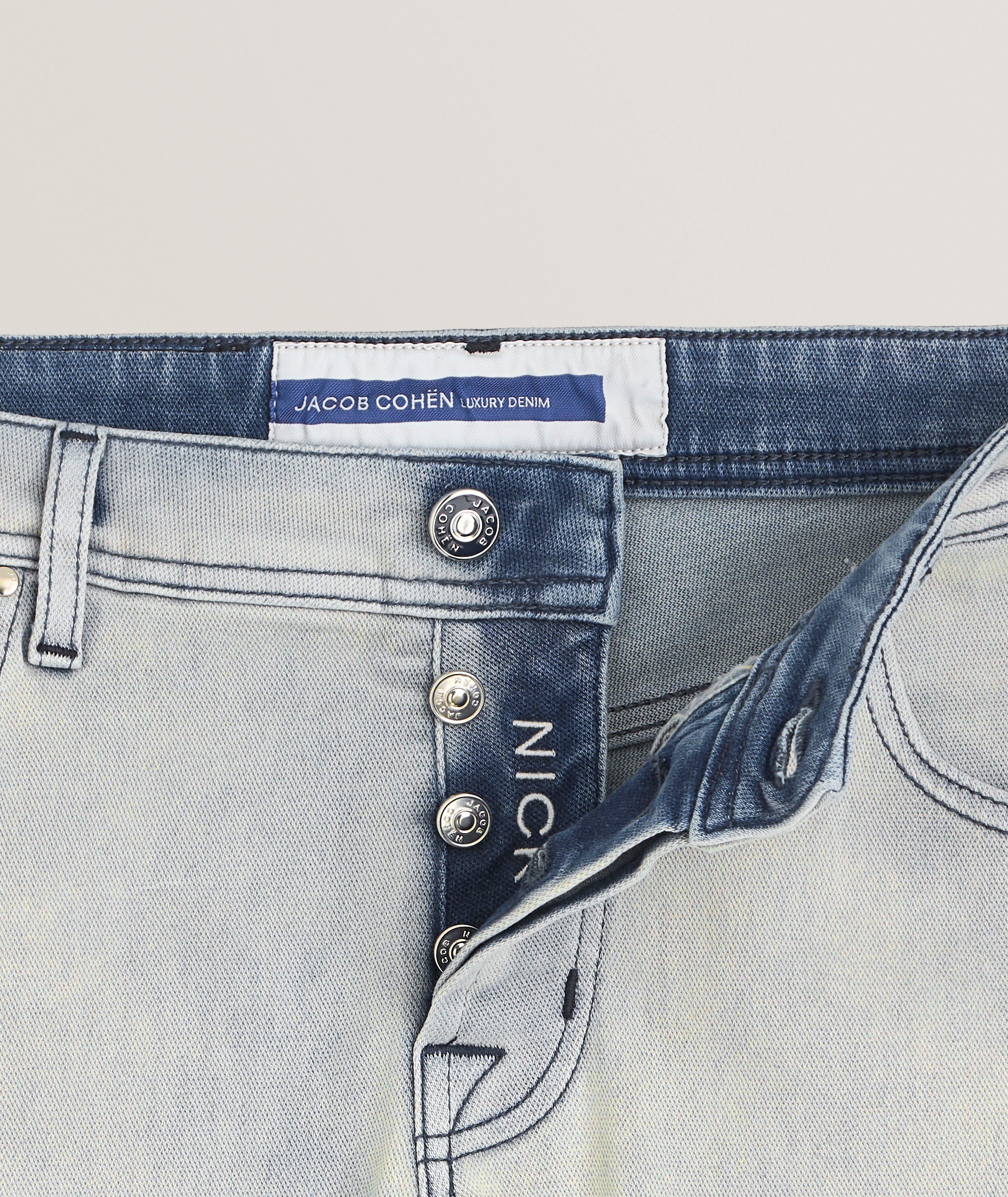 Nick Acid Wash Slim-Fit Jeans image 1