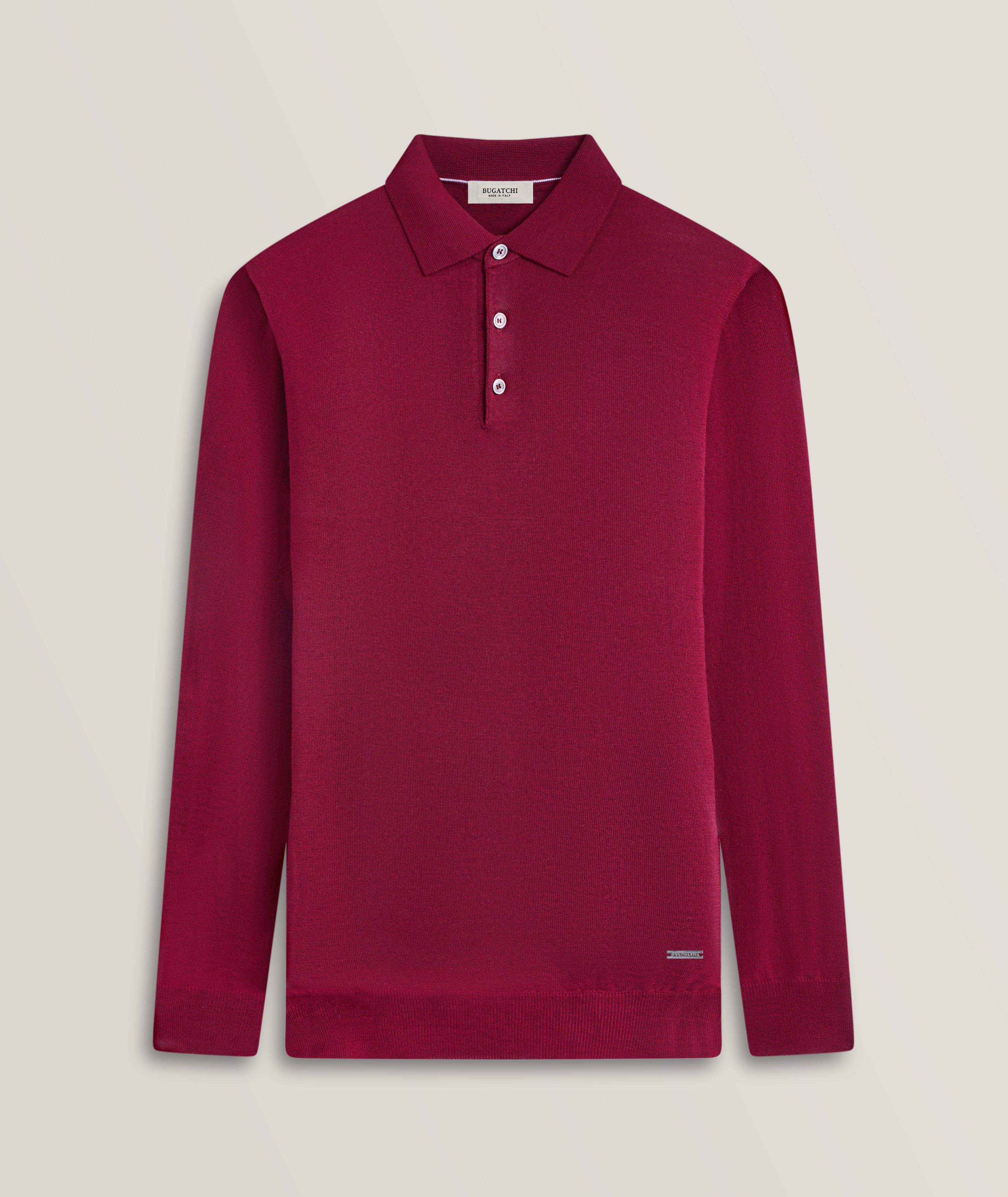 Merino Wool Knitted Polo image 0