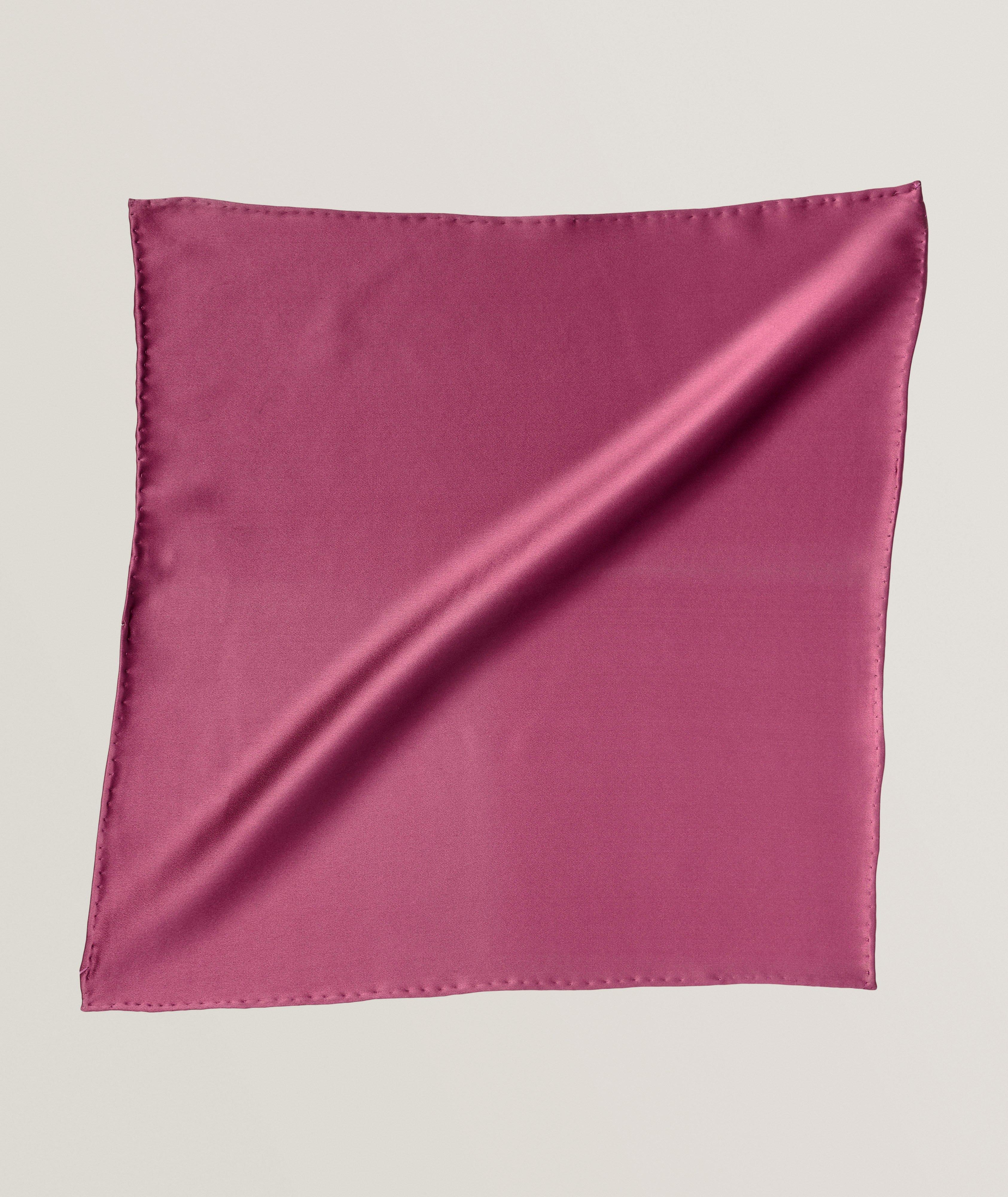 Dion Silk Satin Pocket Square