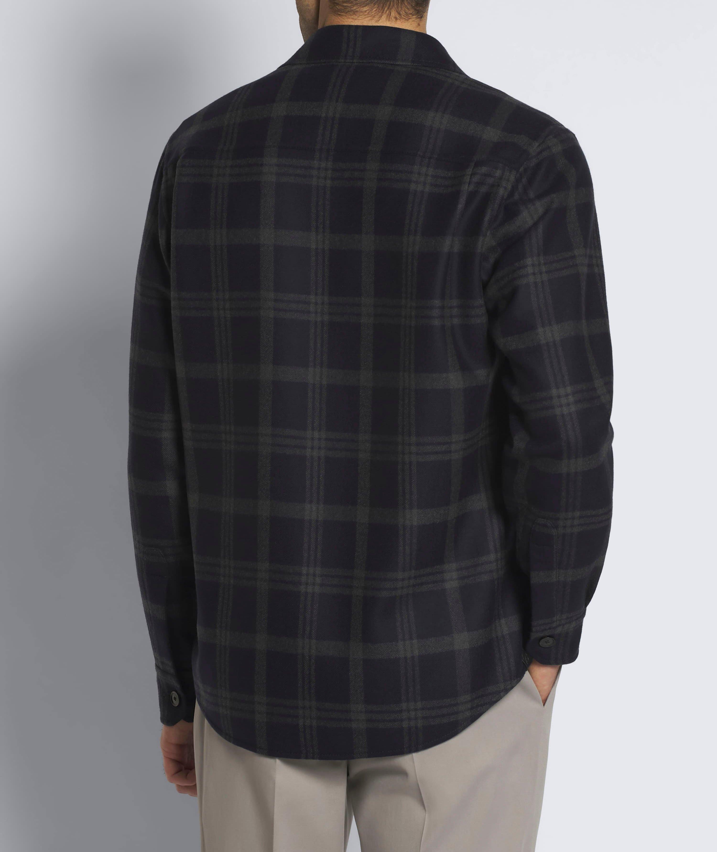 Vagabond Check Wool-Silk Overshirt image 2