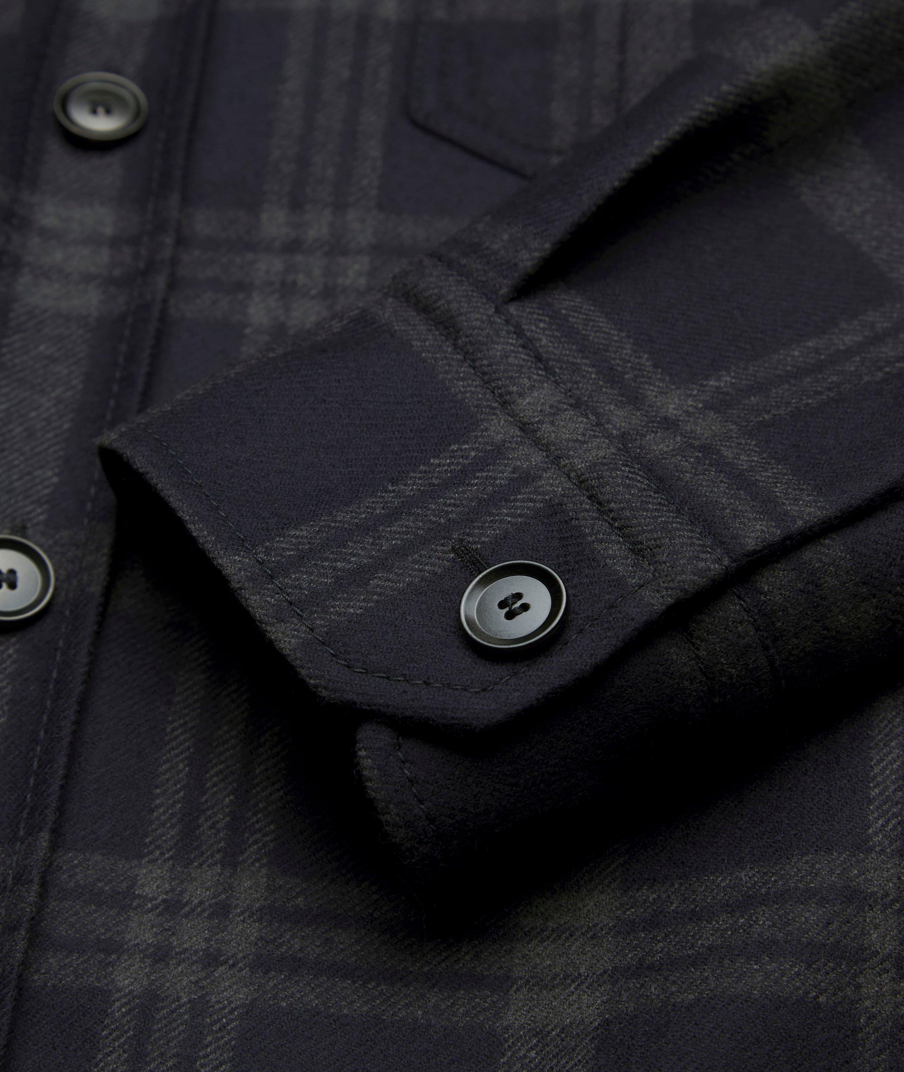 Vagabond Check Wool-Silk Overshirt image 3