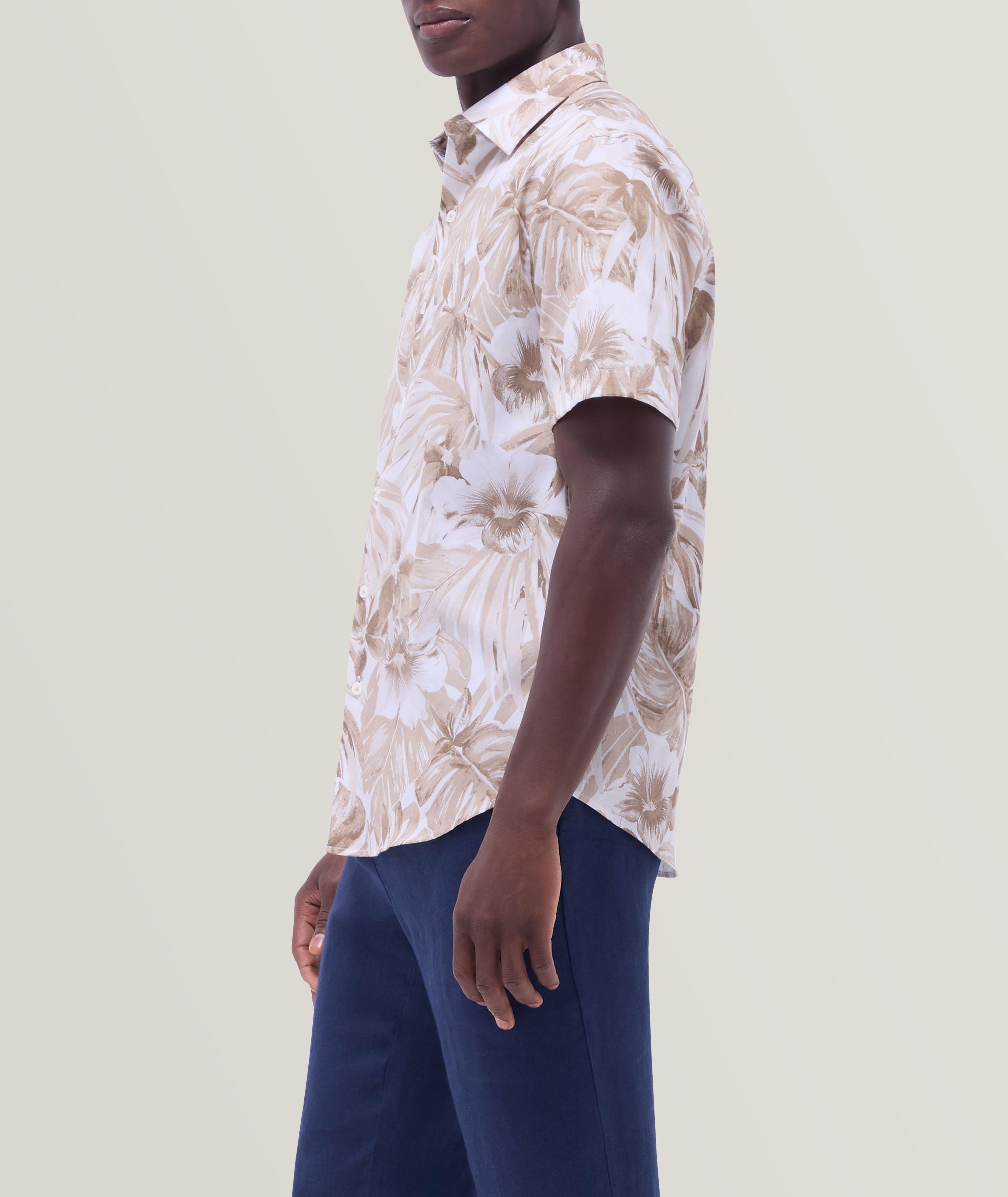 Floral Stretch-Cotton Shirt image 3