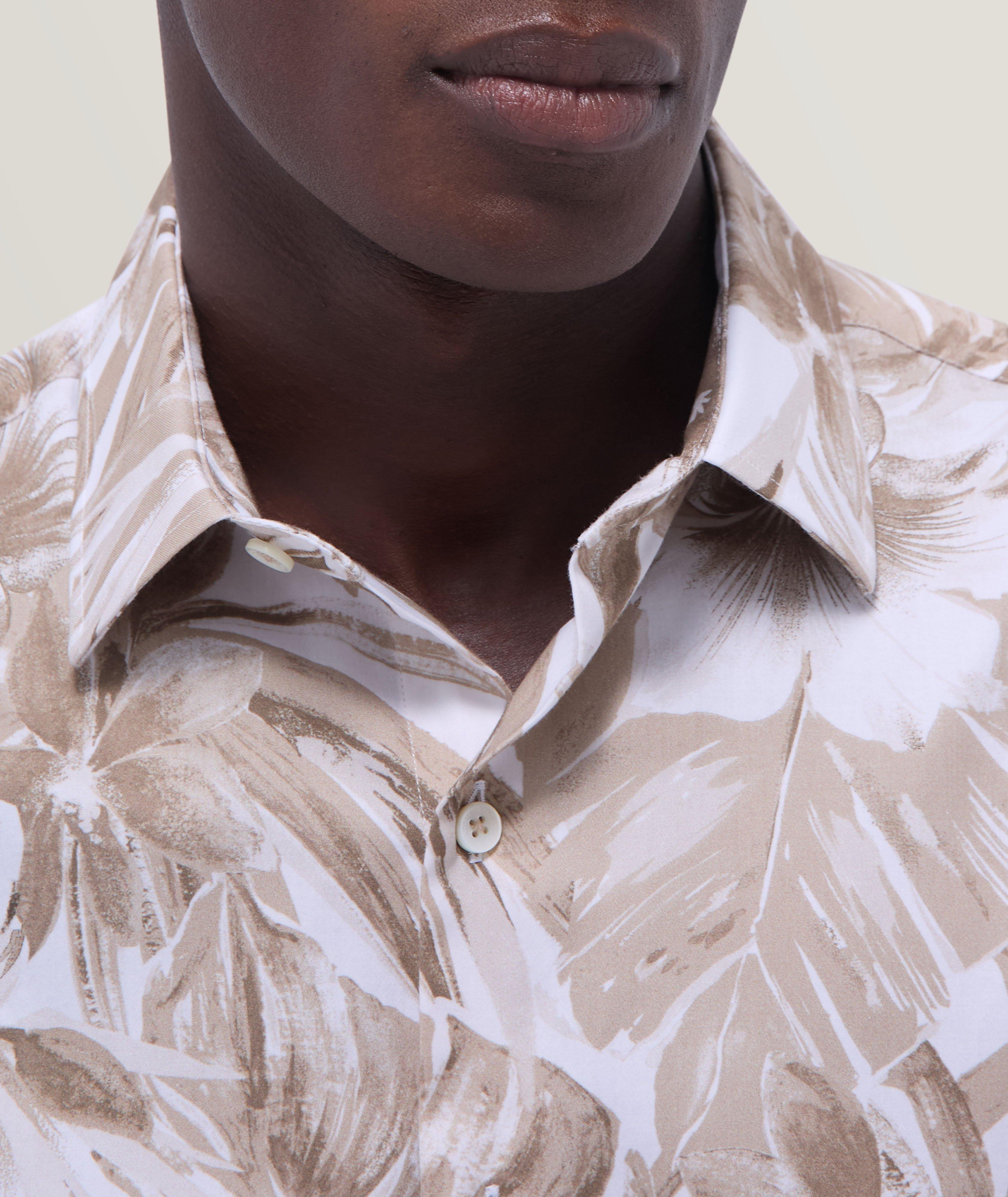 Floral Stretch-Cotton Shirt image 4